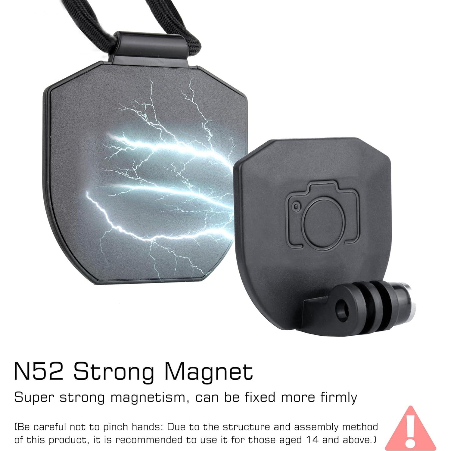 Soporte Magnético para Cuello GEPULY con Base Rápida y Accesorios