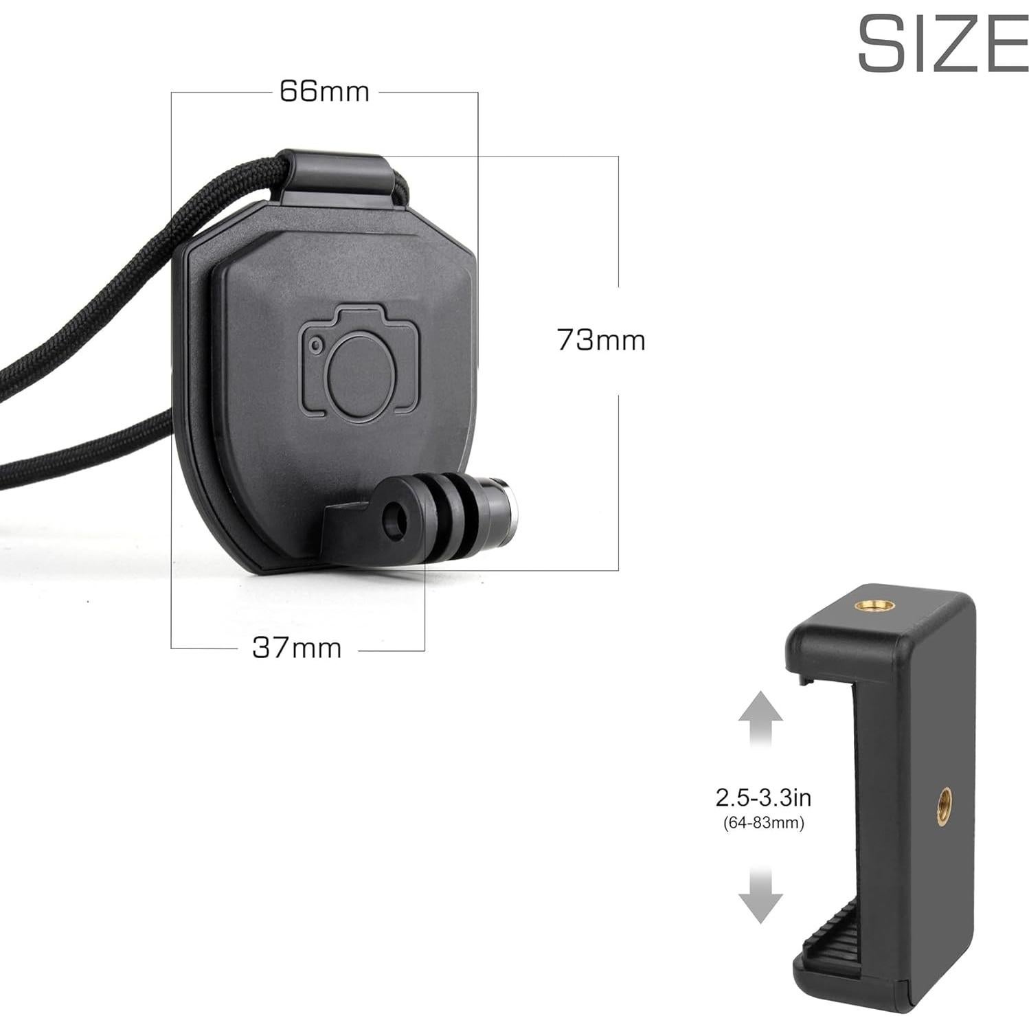 Soporte Magnético para Cuello GEPULY con Base Rápida y Accesorios