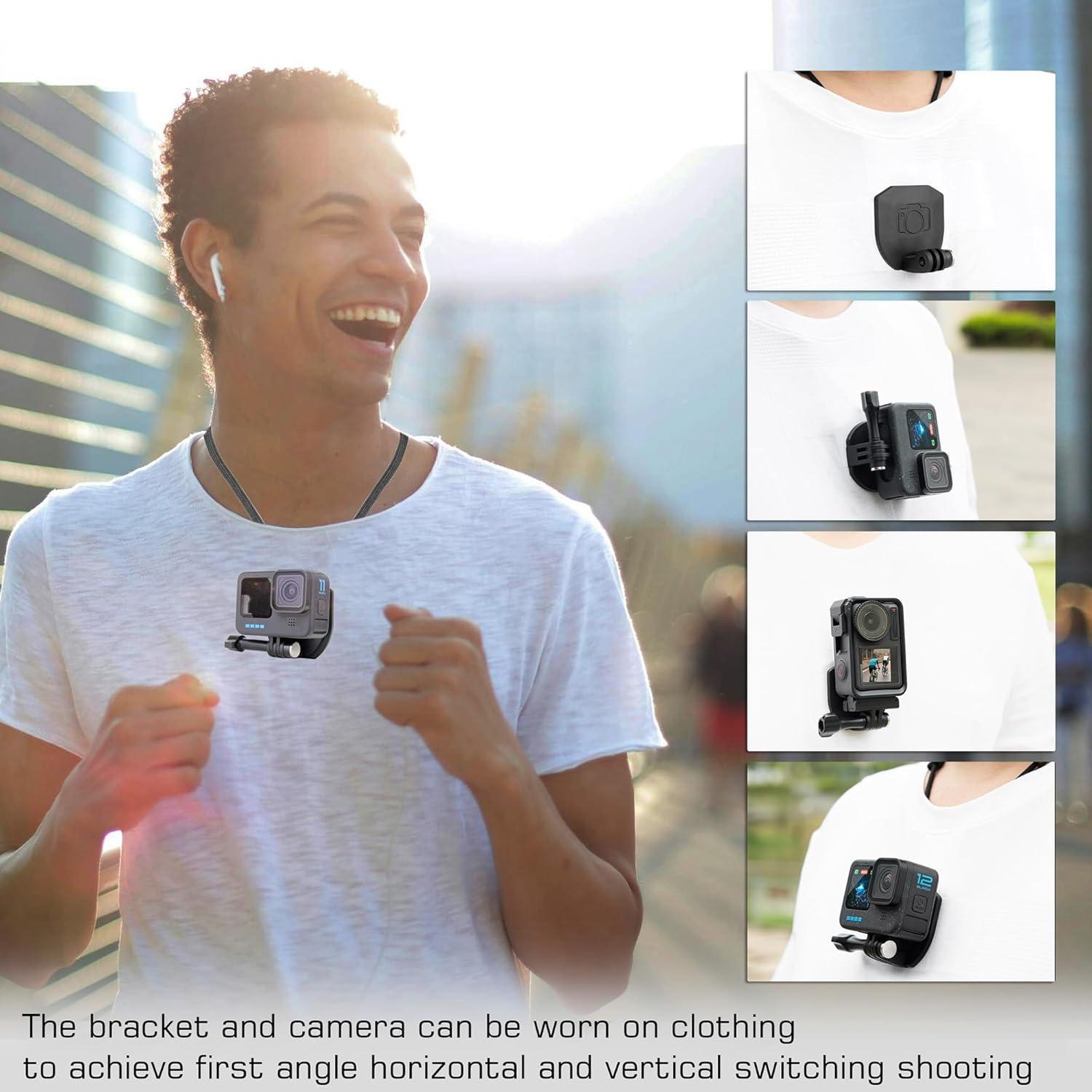 Soporte Magnético para Cuello GEPULY con Base Rápida y Accesorios