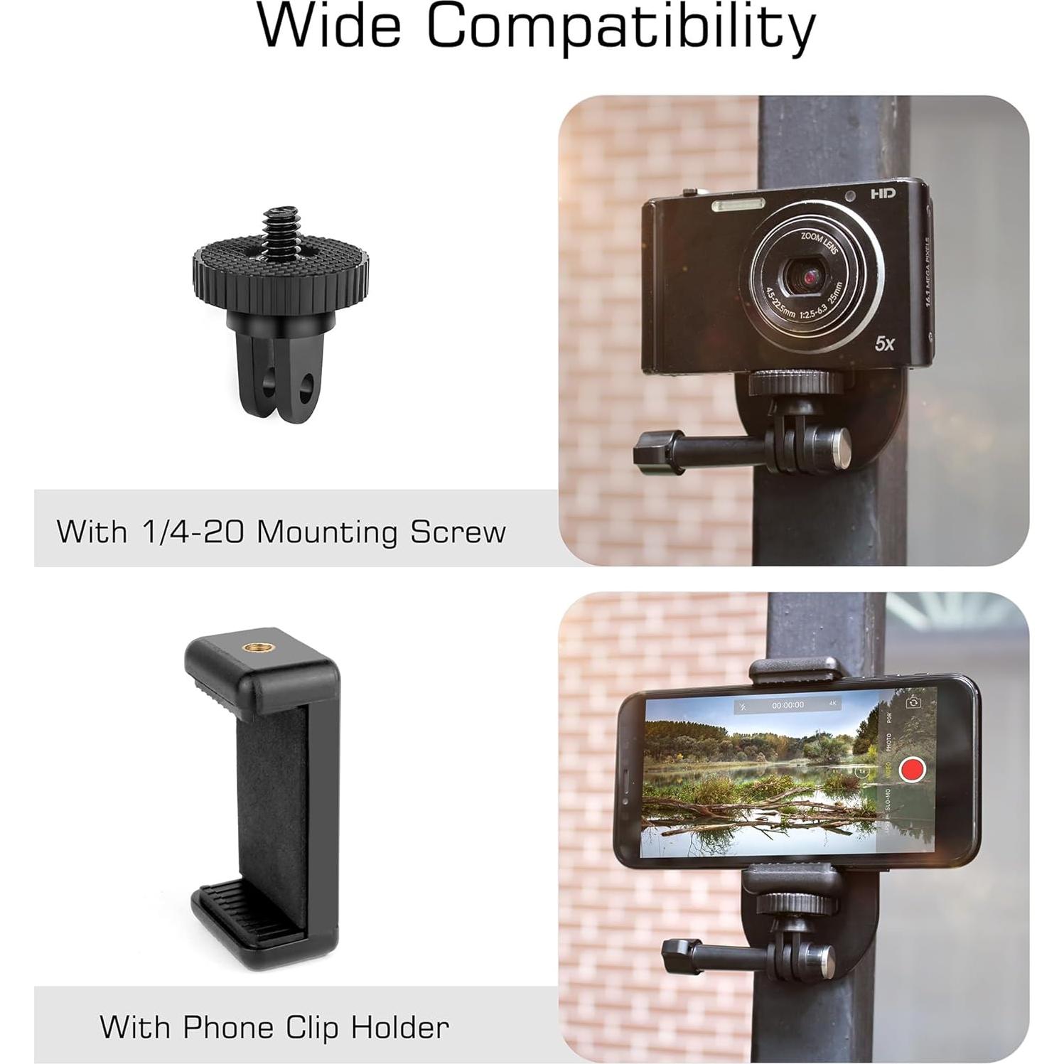 Soporte Magnético para Cuello GEPULY con Base Rápida y Accesorios