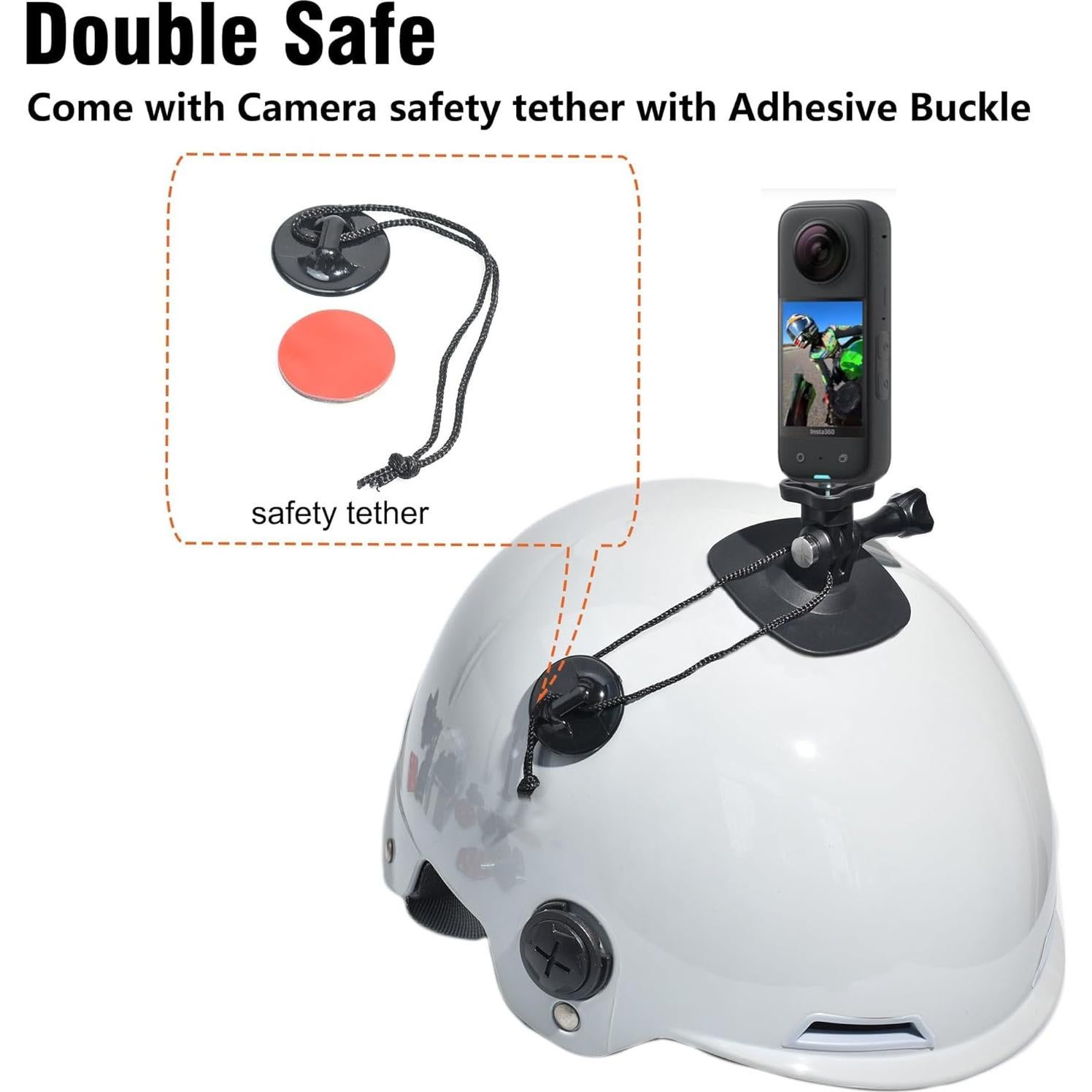 Kit de Montaje Adhesivo para Cámaras Insta360 y GoPro FT