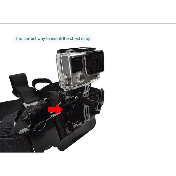Arnés de Montaje en el Pecho Reflex Camera para GoPro y más