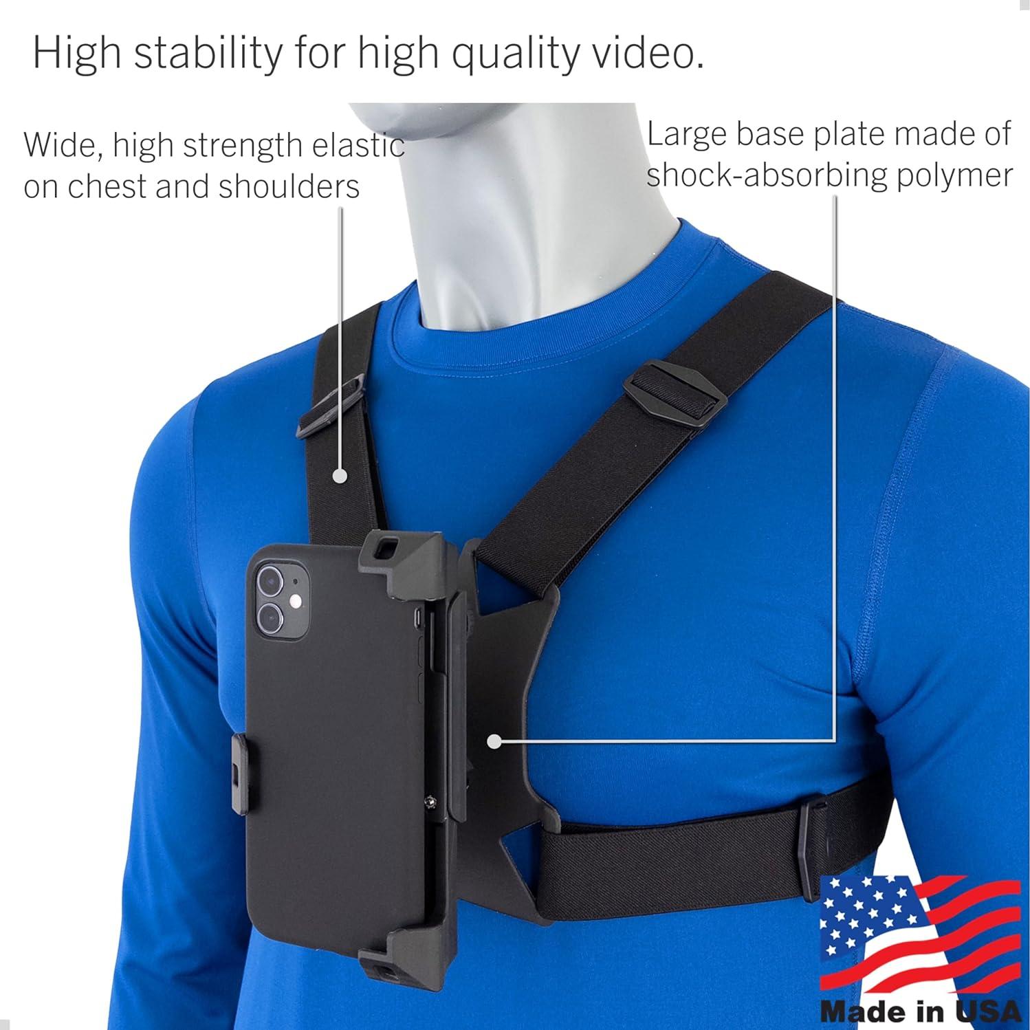 Montura de Pecho STUNTMAN para Smartphones - Ajustable y Estable