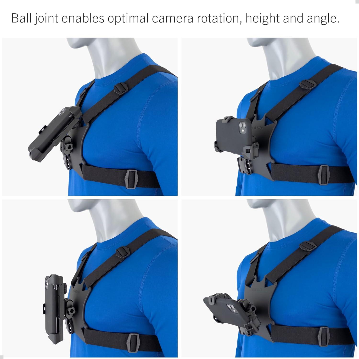 Montura de Pecho STUNTMAN para Smartphones - Ajustable y Estable