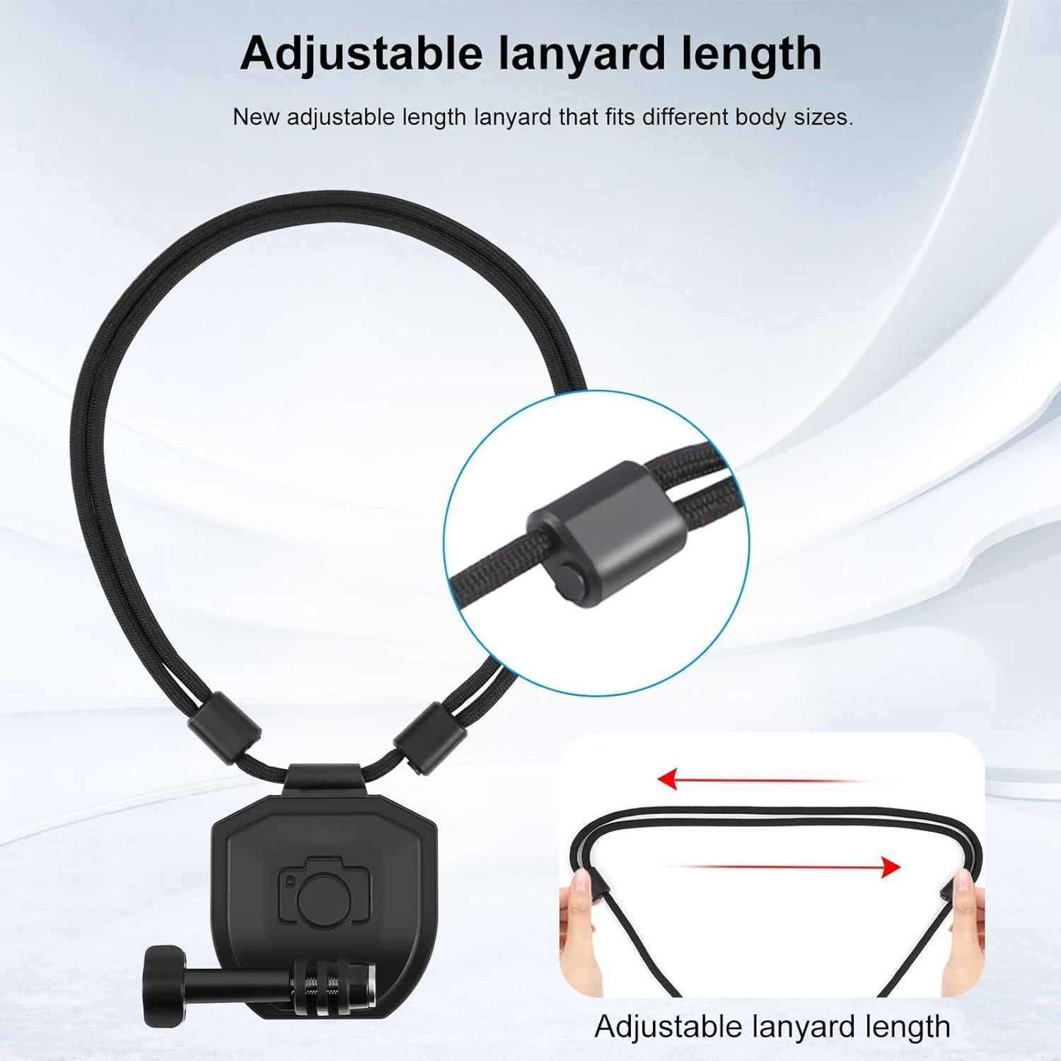 Soporte Magnético para Cuello YicDofu para Cámaras de Acción