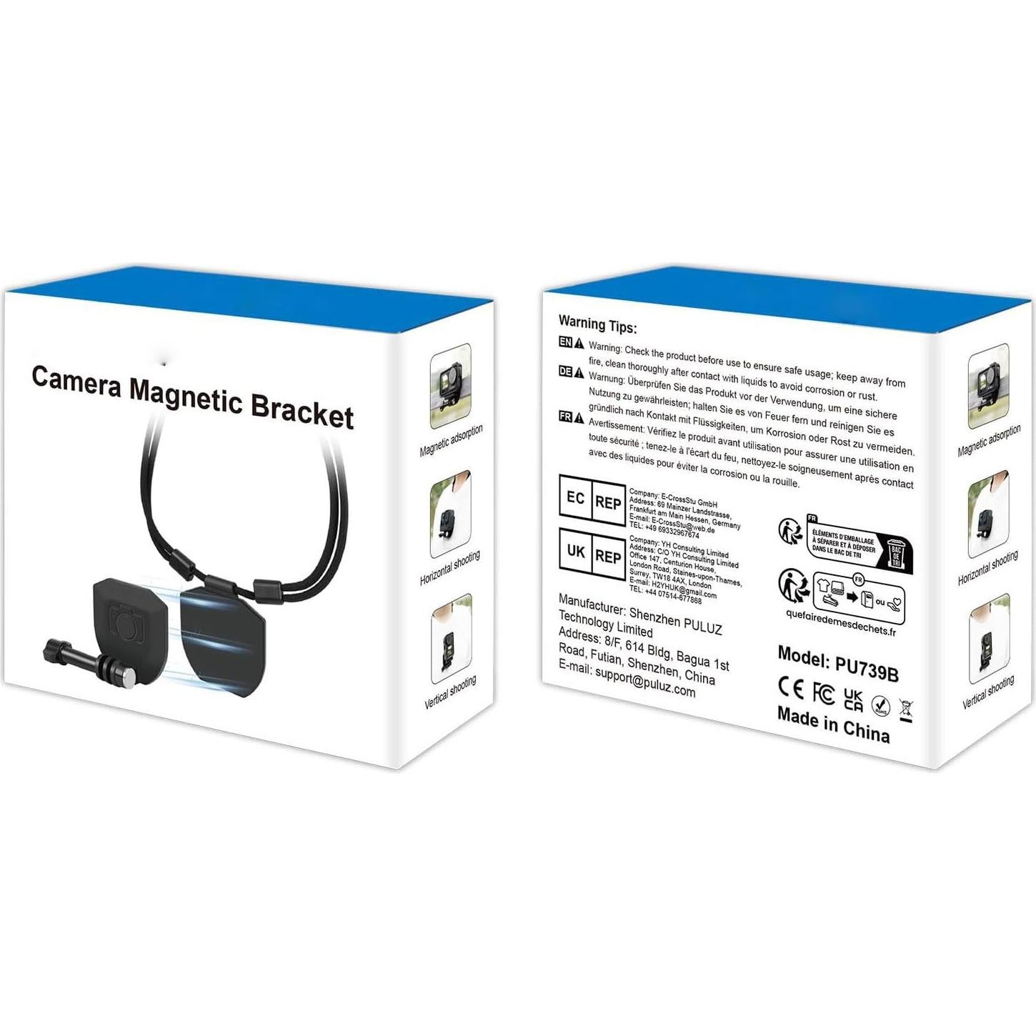 Soporte Magnético para Cuello YicDofu para Cámaras de Acción