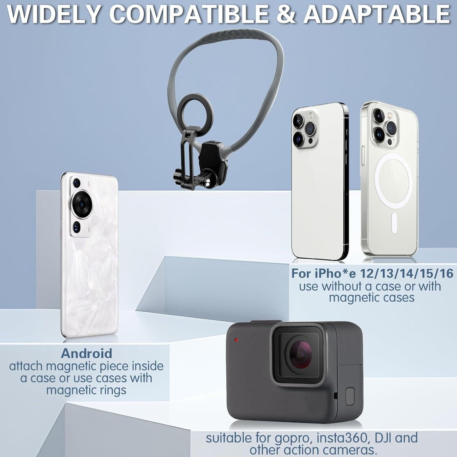 Soporte Magnético para Teléfono en el Cuello Beviliu 2025