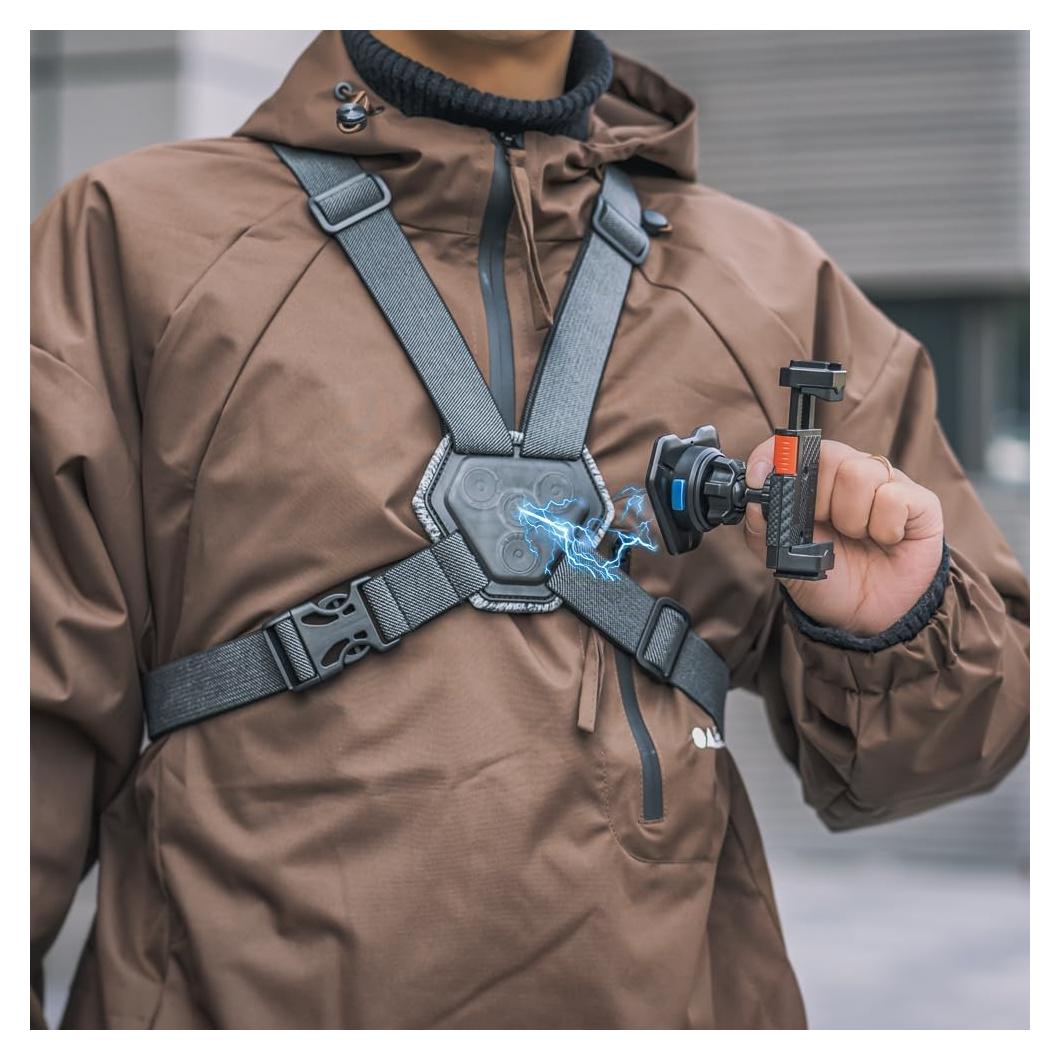 Arnés de Pecho SOH para Teléfono Móvil Ajustable Magnético