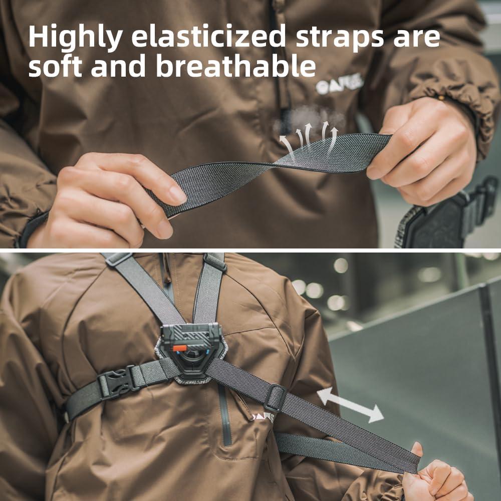 Arnés de Pecho SOH para Teléfono Móvil Ajustable Magnético