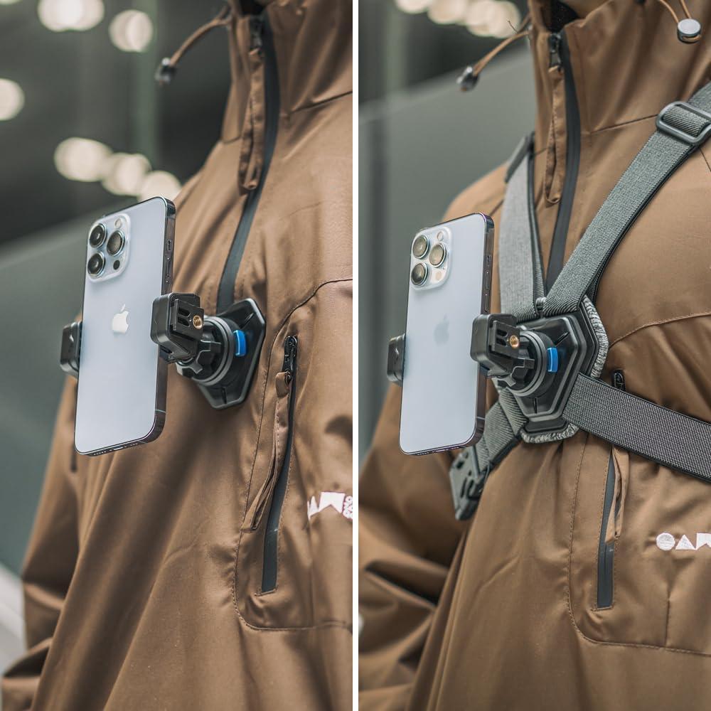 Arnés de Pecho SOH para Teléfono Móvil Ajustable Magnético