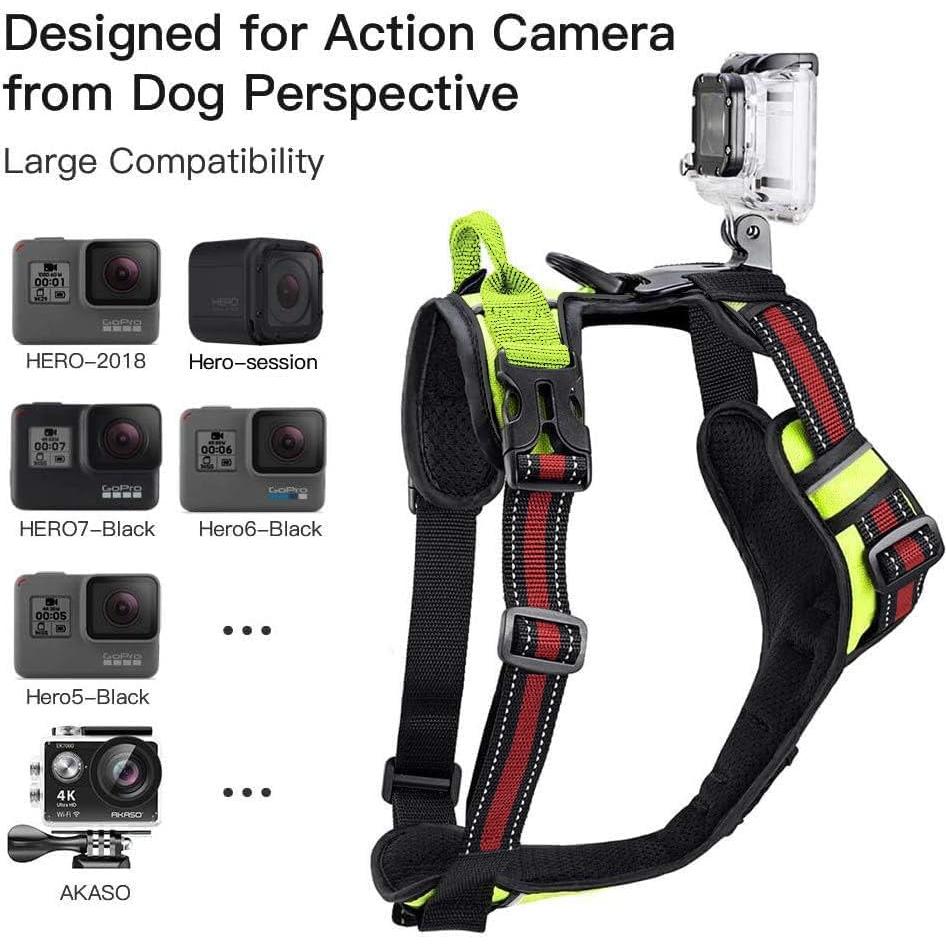 Arnés para Perros SmilePowo Ajustable con Montaje GoPro