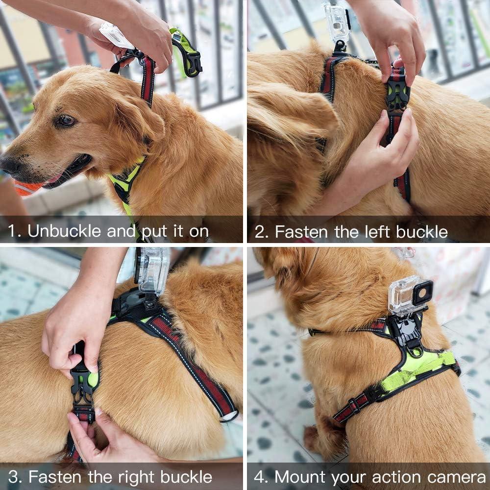 Arnés para Perros SmilePowo Ajustable con Montaje GoPro