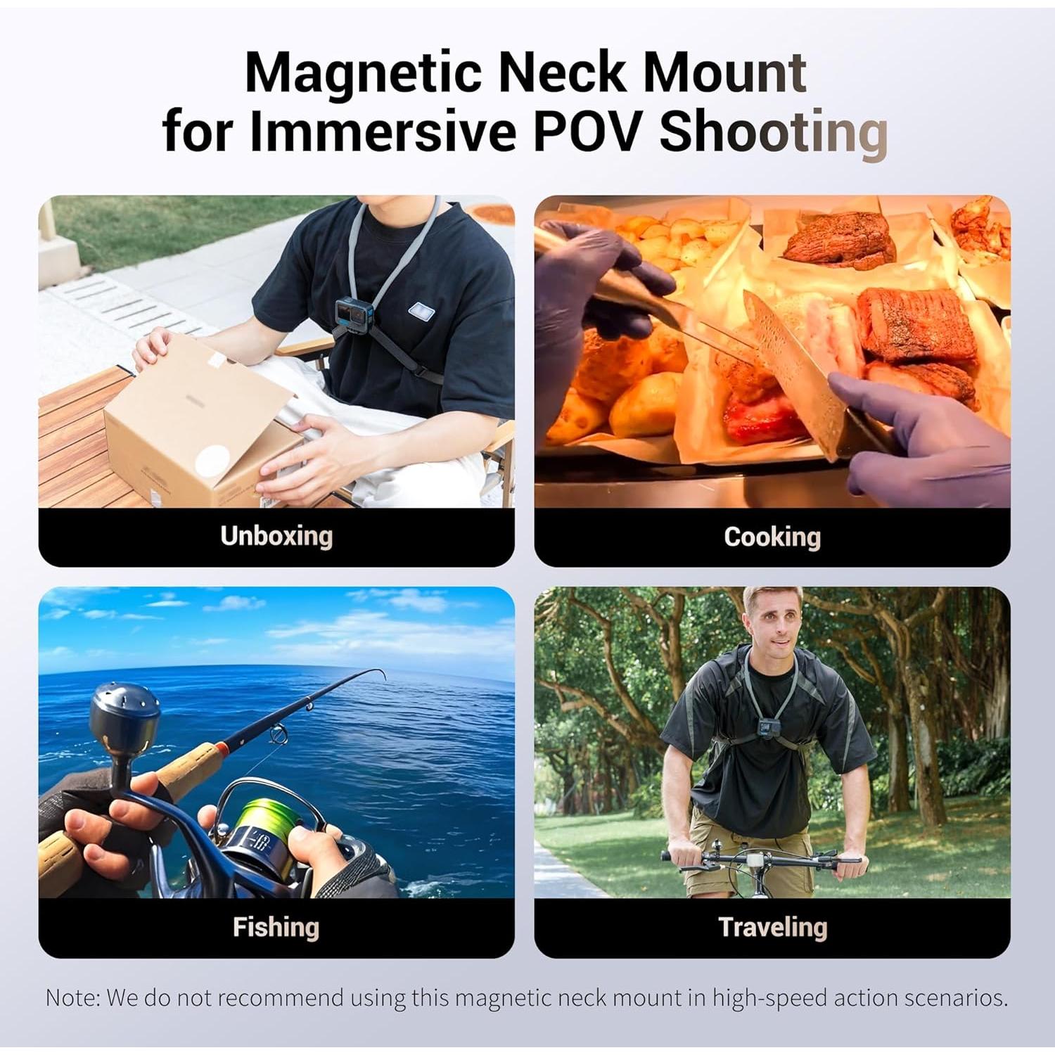 Soporte de Cuello JJC para Cámara de Acción - Manos Libres