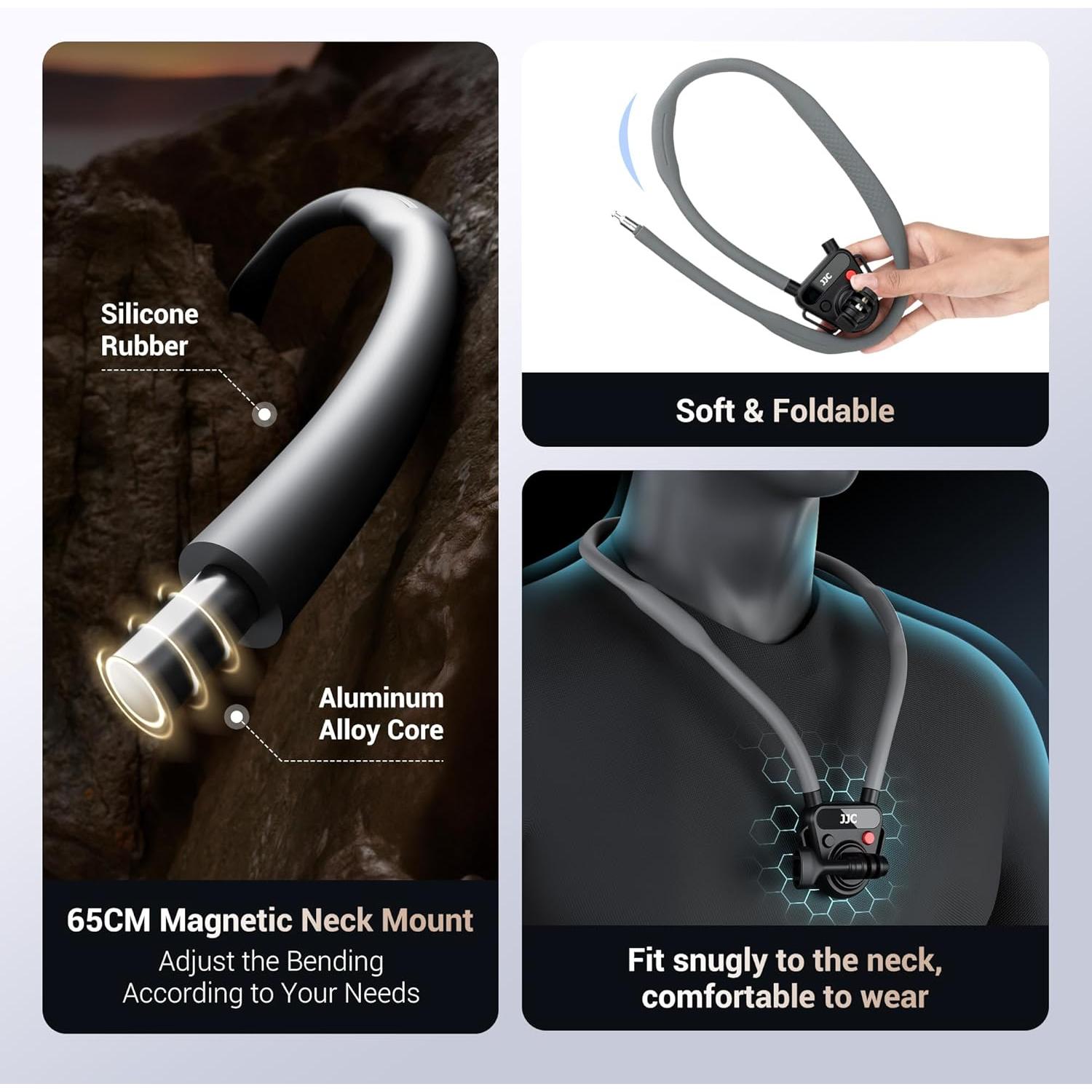 Soporte de Cuello JJC para Cámara de Acción - Manos Libres