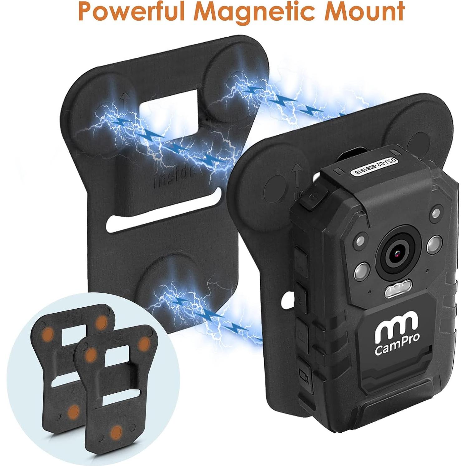 Soporte Magnético CammPro para Cámara Corporal Universal