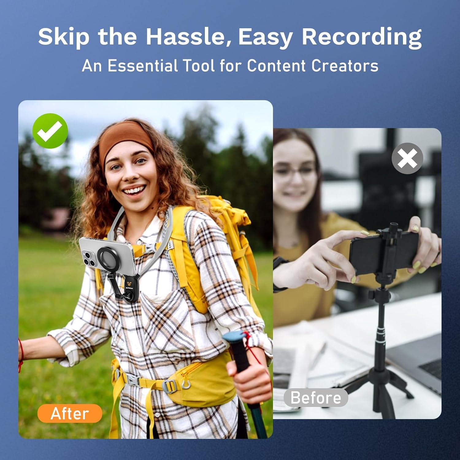 Soporte de Cuello Magnético WeThinkeer 700mm para Teléfonos