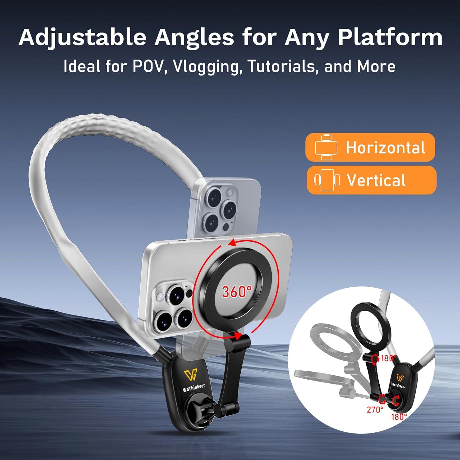 Soporte de Cuello Magnético WeThinkeer 700mm para Teléfonos