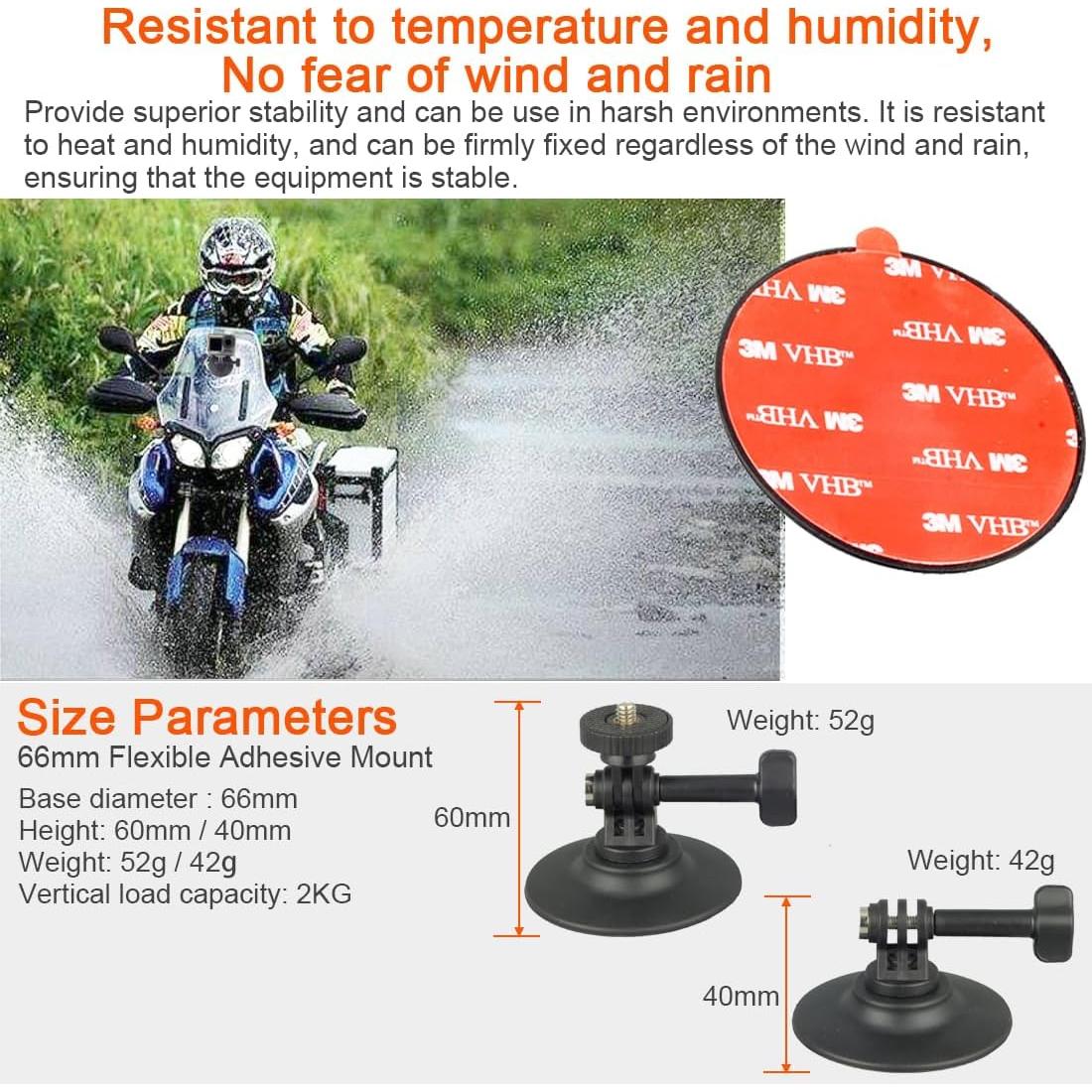 Kit de Montaje Adhesivo Flexible DEKEENSTAR FAM-66A para Cámara