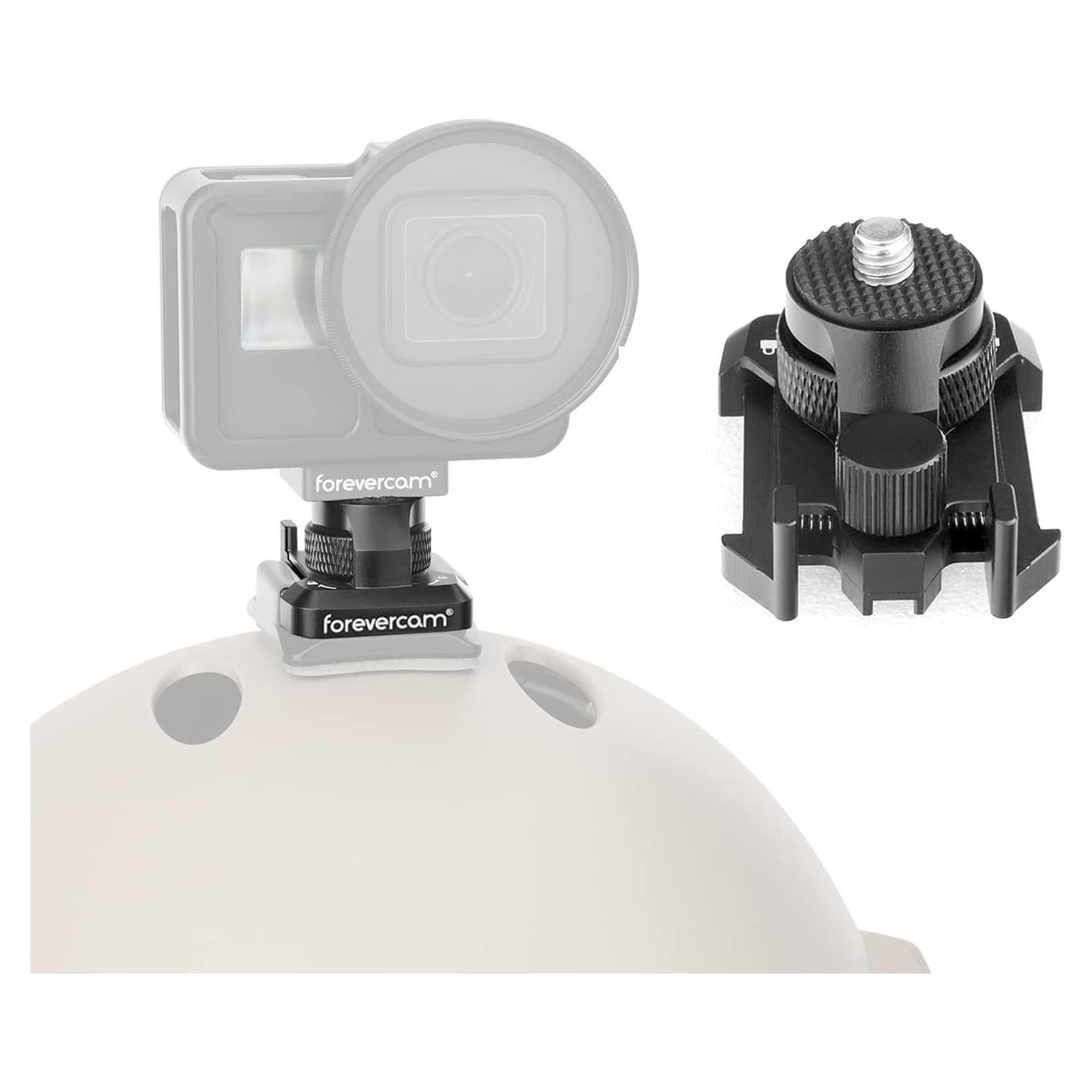 Soporte de Casco Aluminio 360° Forevercam para GoPro Hero