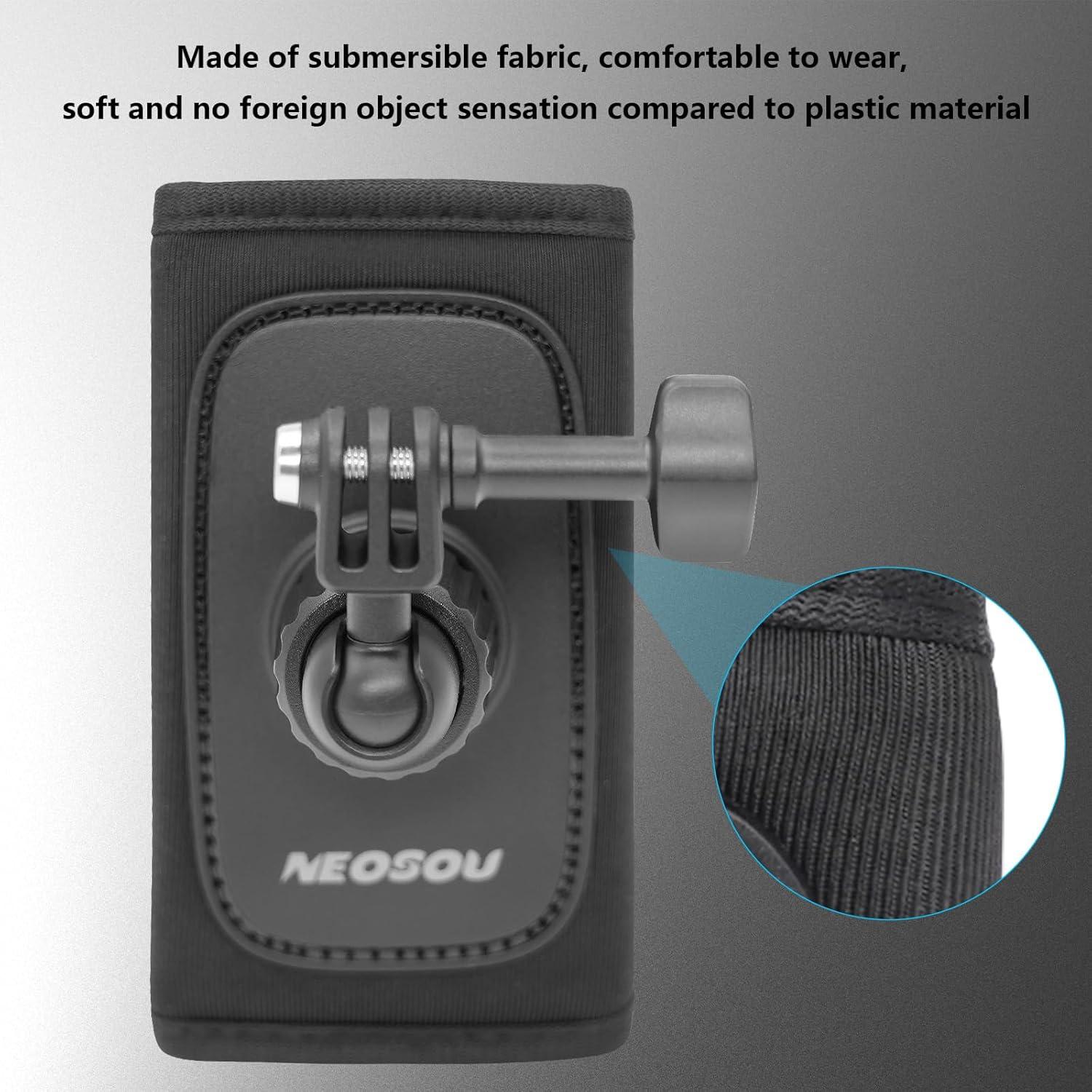 Soporte de Mochila NEOSOU 360° para GoPro e Insta360