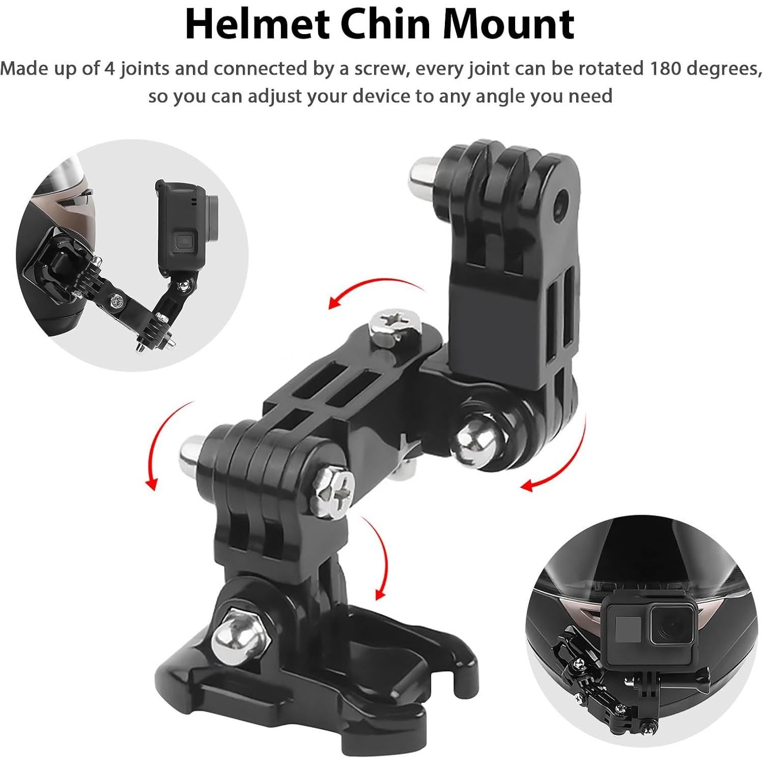 Kit de Montaje en Barbilla para Casco EEEKit GoPro Hero 13-10