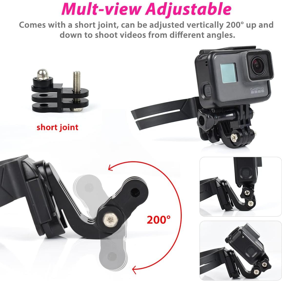 Soporte de Barbilla Akeipho para Casco de Motocicleta con Adhesivos