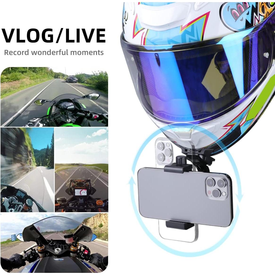 Kit de Montaje en Barbilla para Casco elinigo - Compatible GoPro