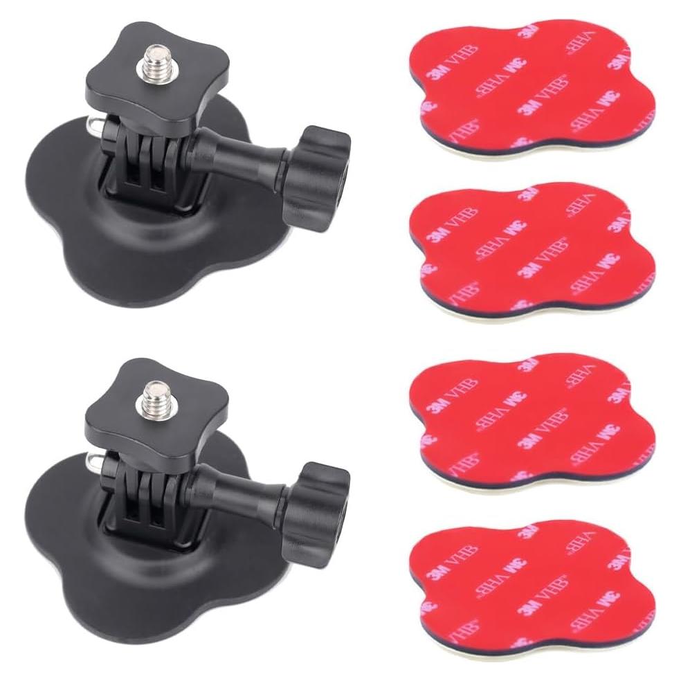 Kit de Montaje Adhesivo Flexible TANSUO para Cámaras de Acción