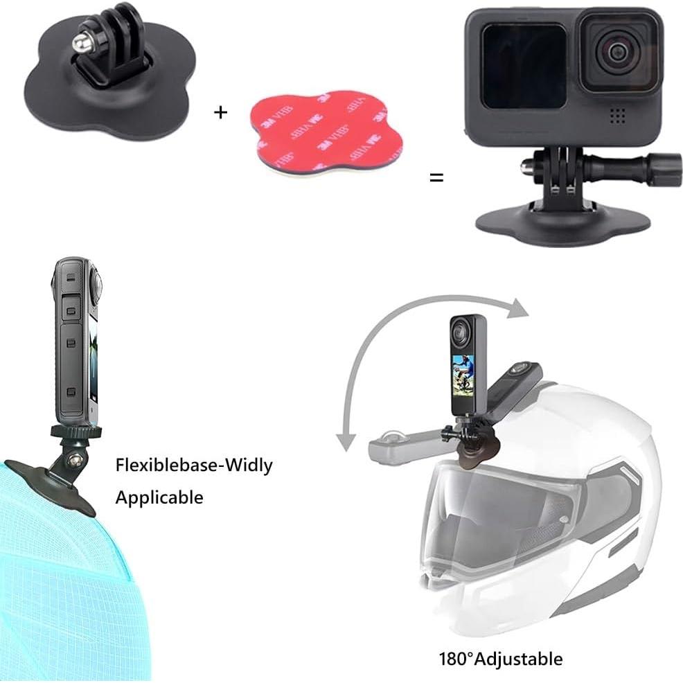 Kit de Montaje Adhesivo Flexible TANSUO para Cámaras de Acción