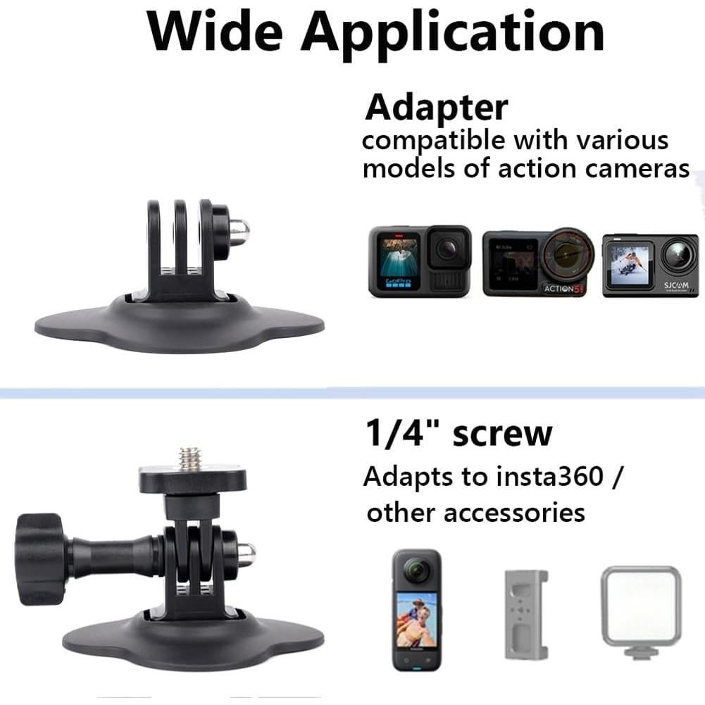 Kit de Montaje Adhesivo Flexible TANSUO para Cámaras de Acción