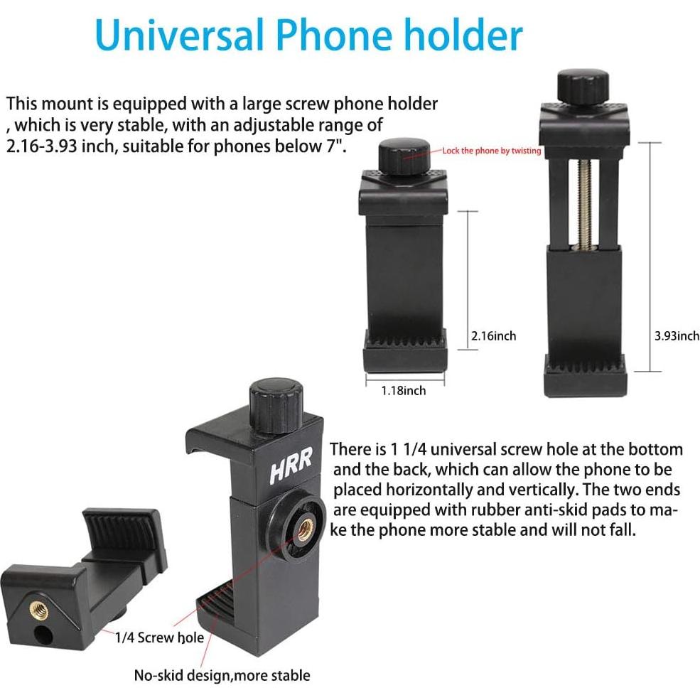 Soporte de mentón Pellking para casco y smartphone - Antideslizante