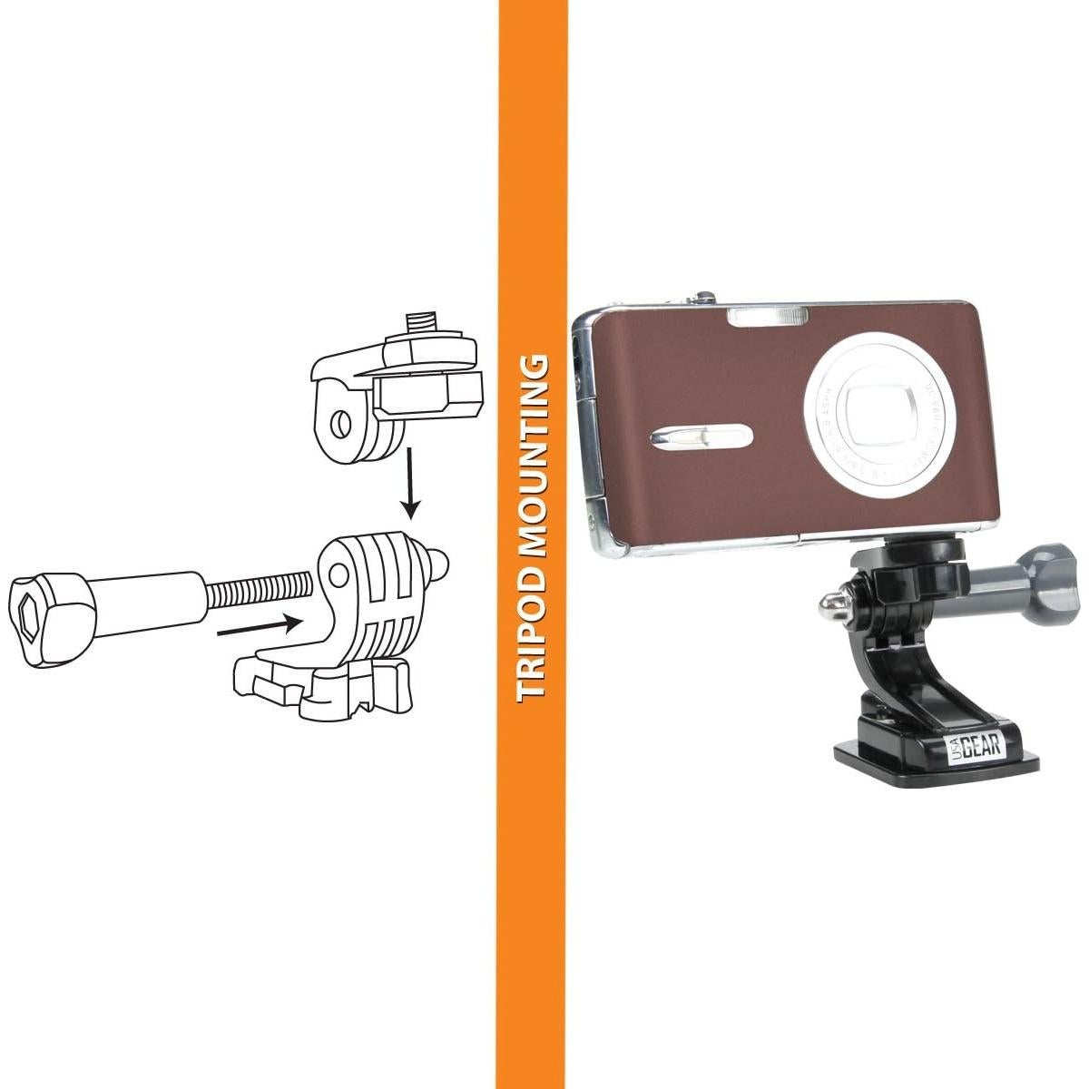 Arnés de Pecho USA Gear para Cámara de Acción - Ajuste 4 Puntos