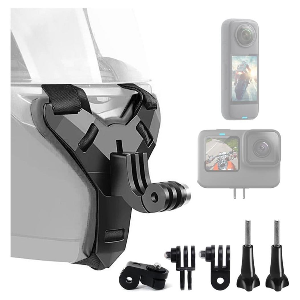 Soporte para casco Bestoct GoPro Hero 13/12/11/10/9/8/7/6/5 Negro