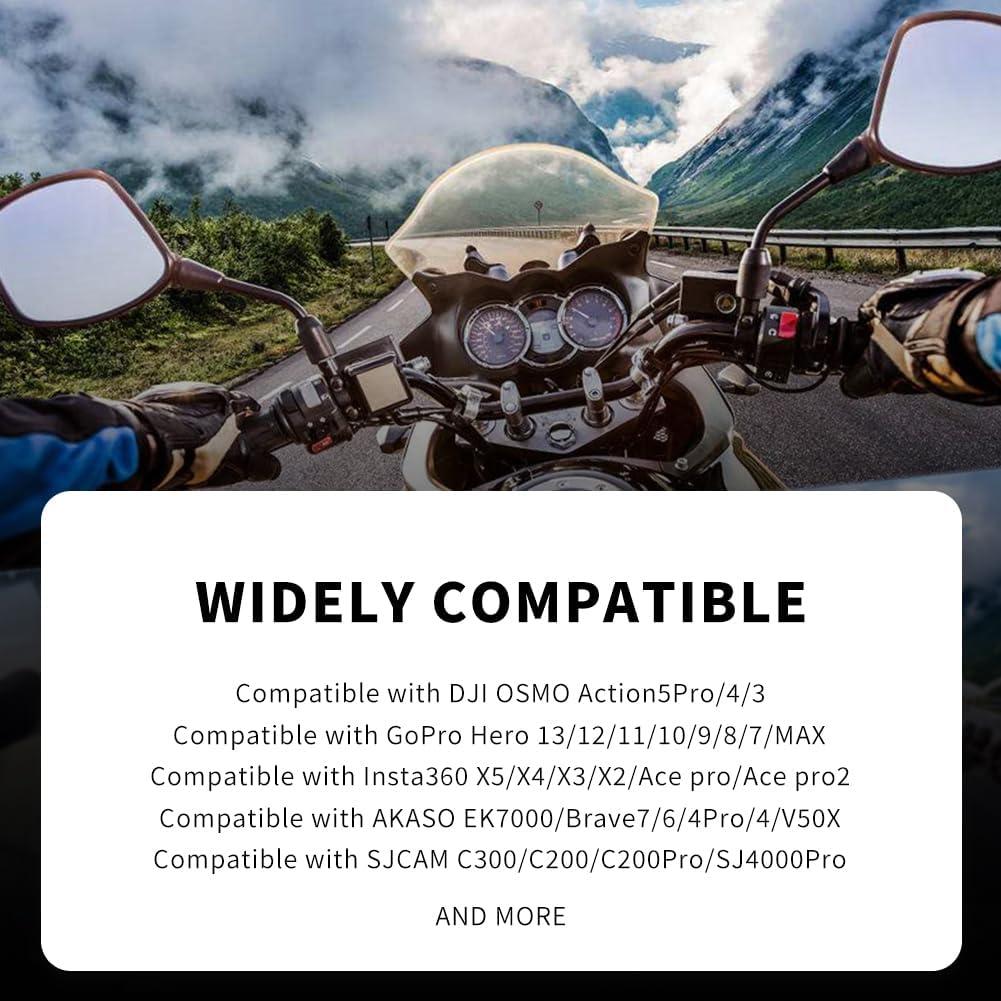 Soporte para casco Bestoct GoPro Hero 13/12/11/10/9/8/7/6/5 Negro