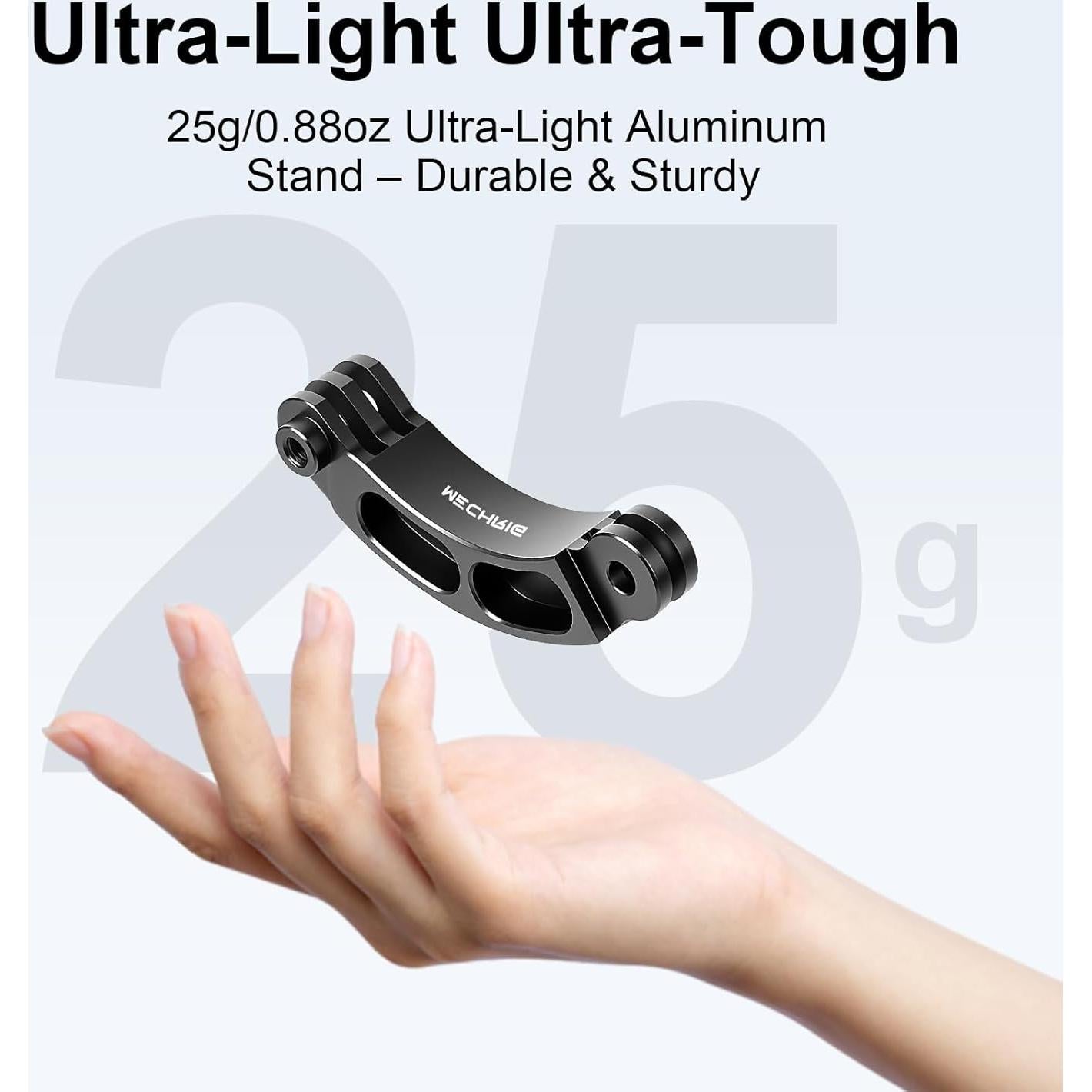 Brazo de Extensión Curvado Mechrig para GoPro y Cámaras de Acción