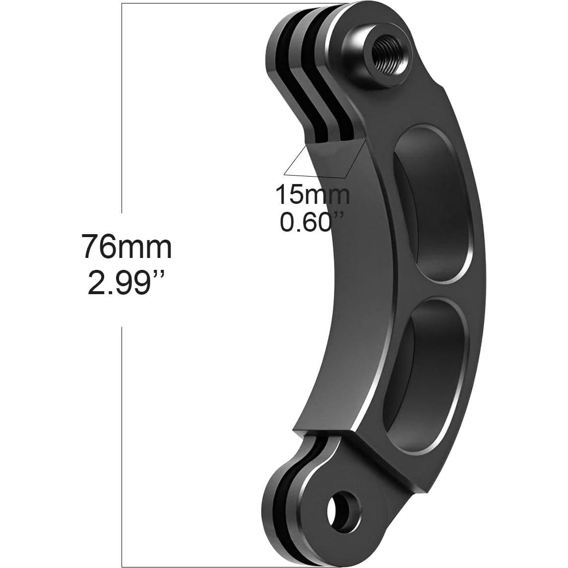 Brazo de Extensión Curvado Mechrig para GoPro y Cámaras de Acción