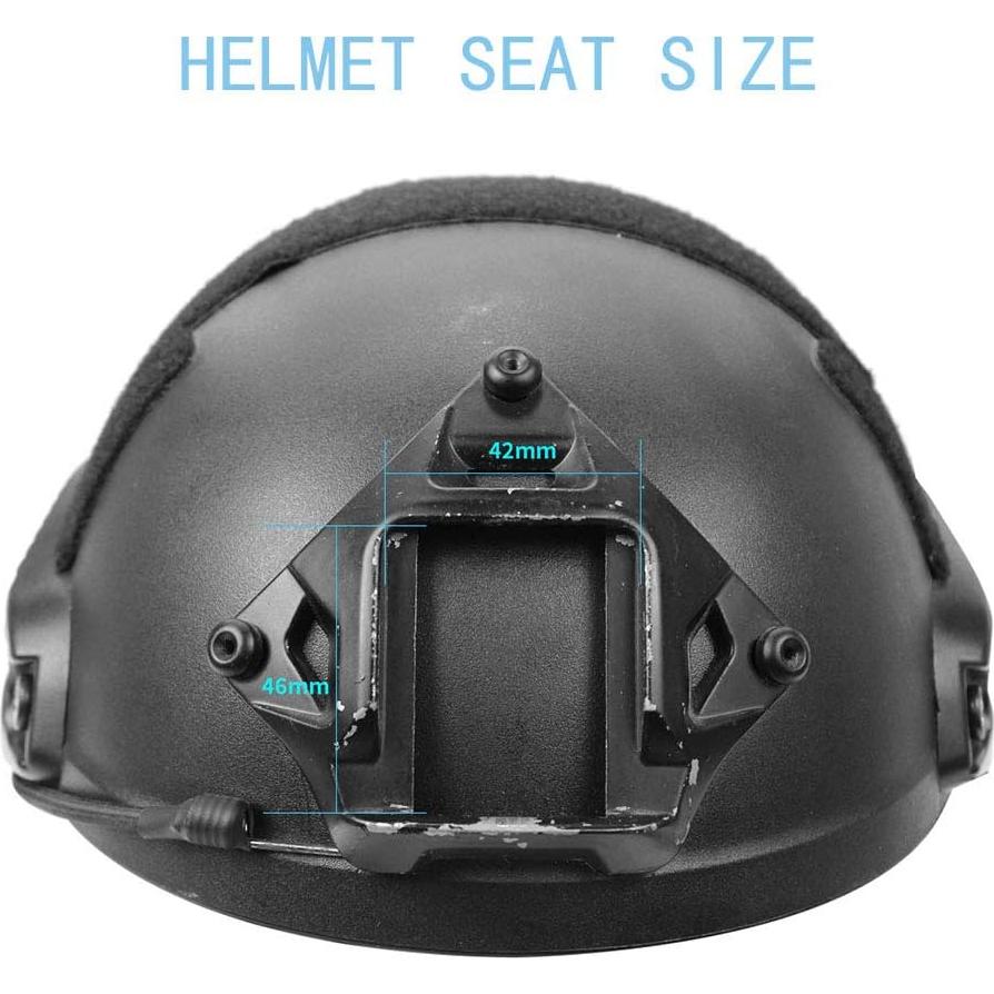 Soporte de casco de aluminio AngelReally para GoPro Hero 9/8/7/6/5/4