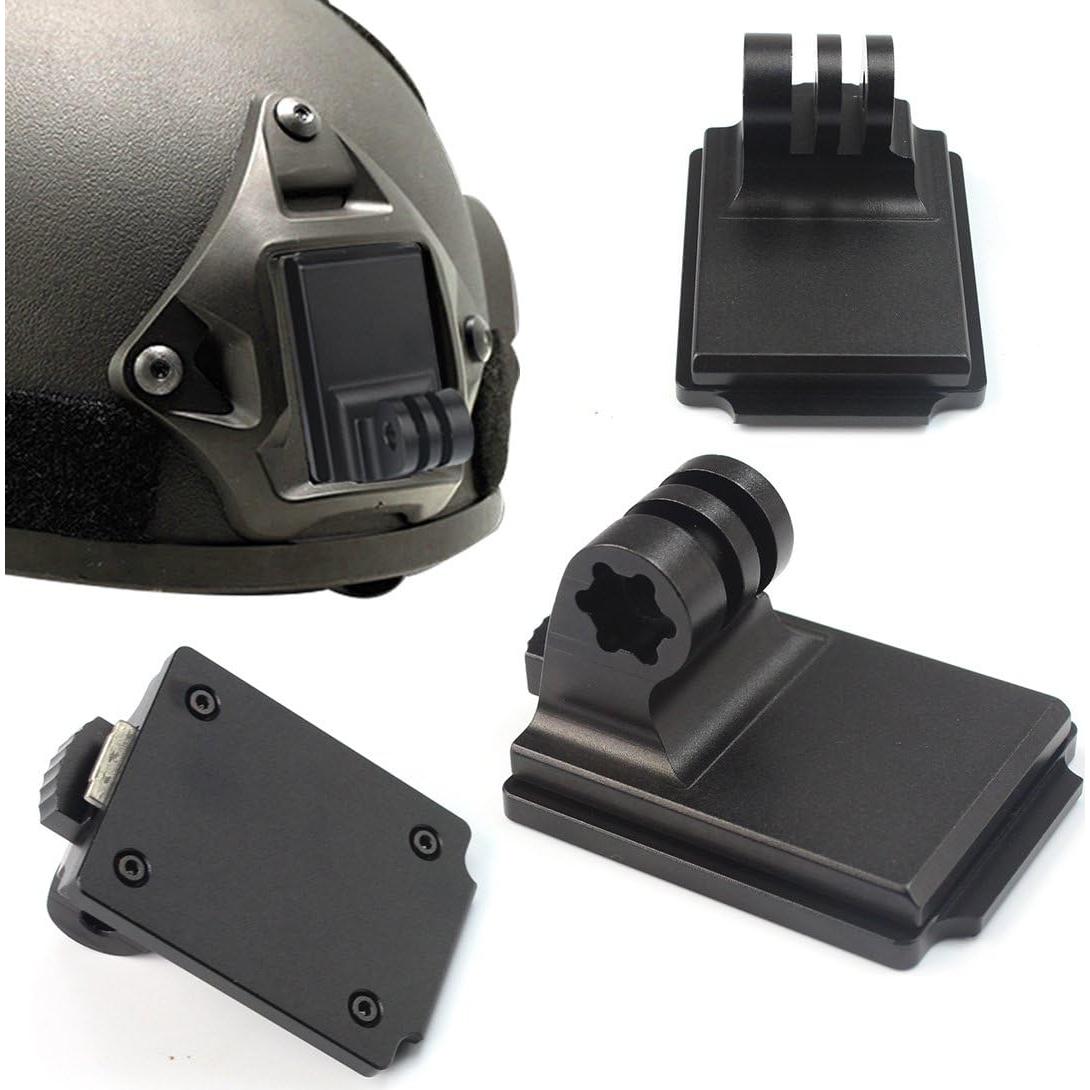 Soporte de casco de aluminio AngelReally para GoPro Hero 9/8/7/6/5/4