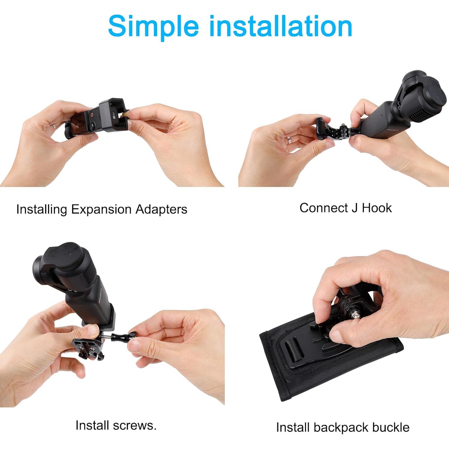 Soporte de Mochila PellKing para Cámara DJI Osmo Pocket 3