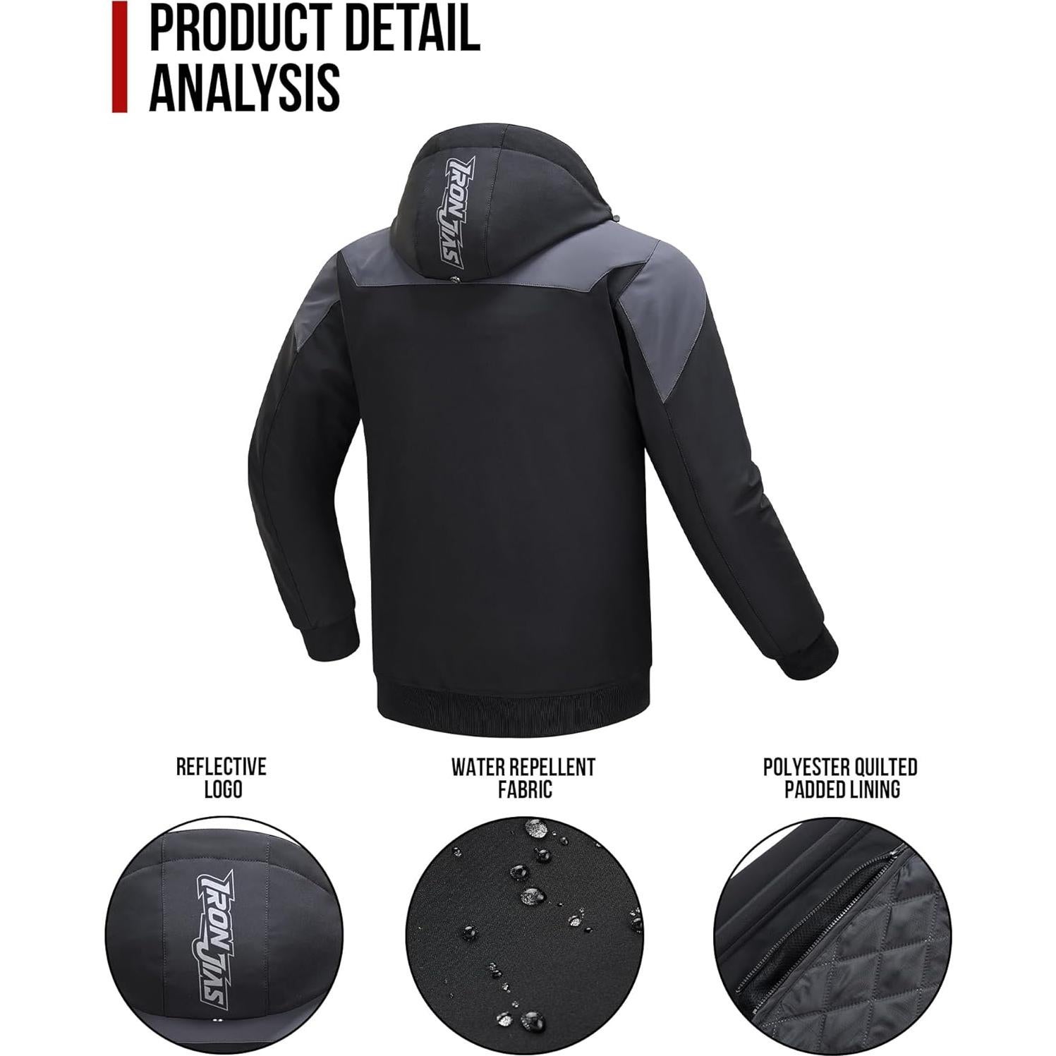 Chaqueta de Motocicleta BORLENI JK007 con Armadura CE