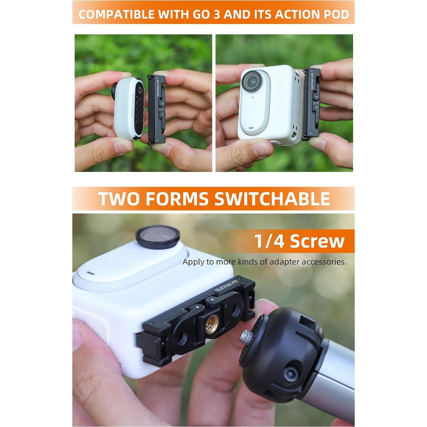 Soporte Magnético Rápido Sinyutia para Insta360 Go 3s