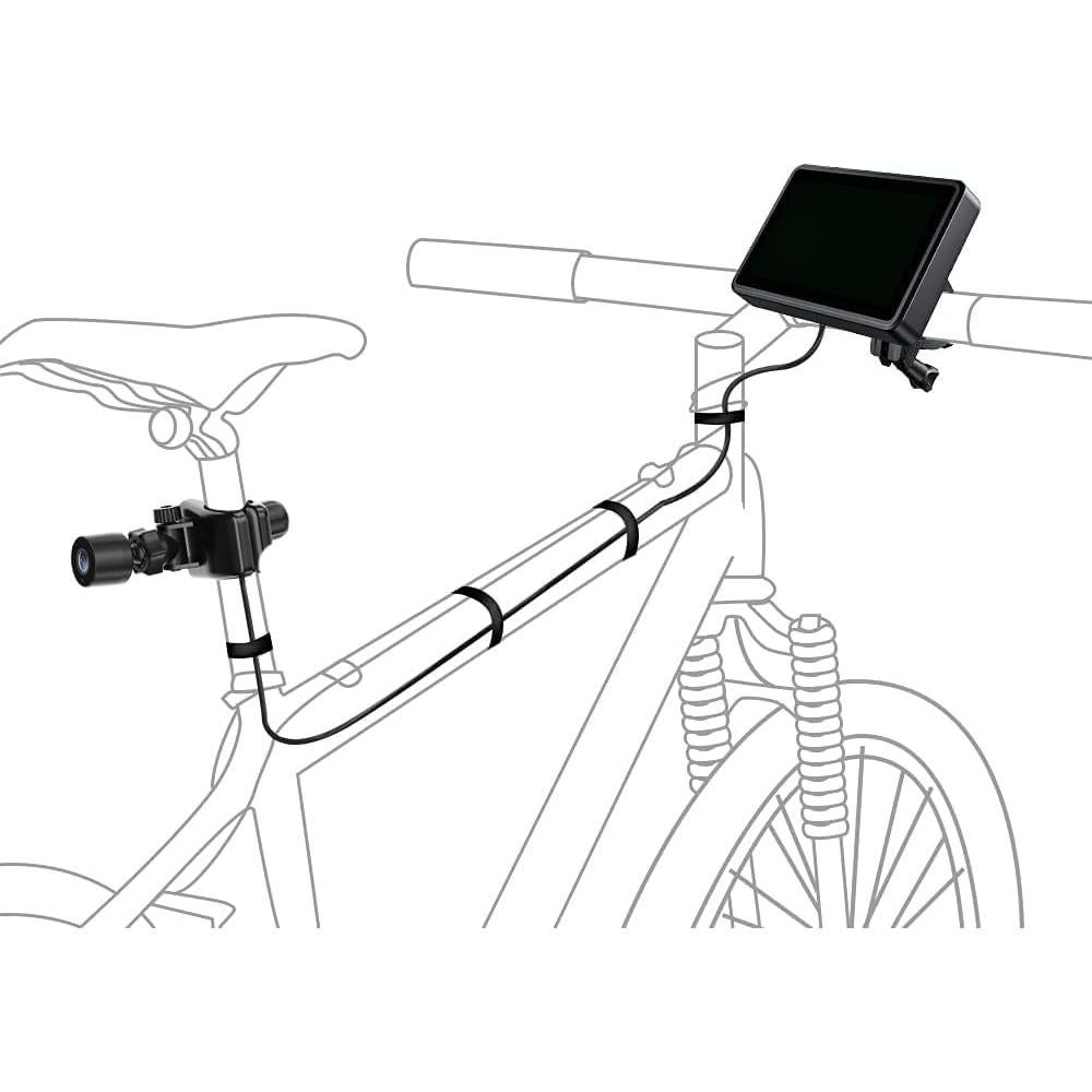 Espejo de Manillar FEISIKE con Cámara HD 4.3" y Visión Nocturna