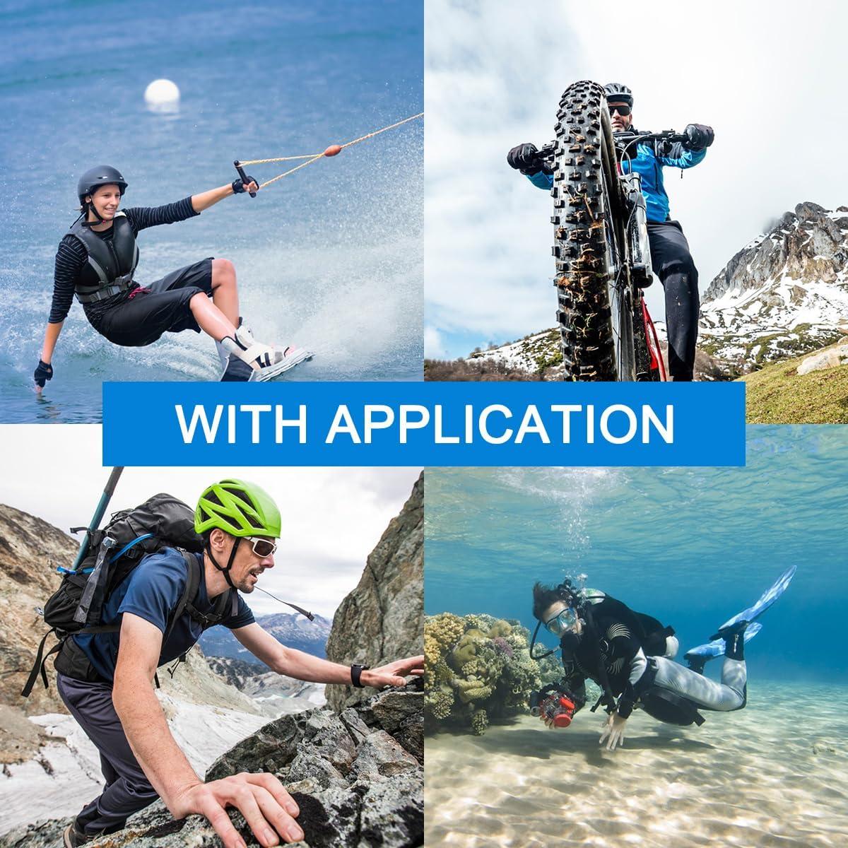 Montajes Adhesivos Planos y Curvos IOUALEY para GoPro - Paquete de 10