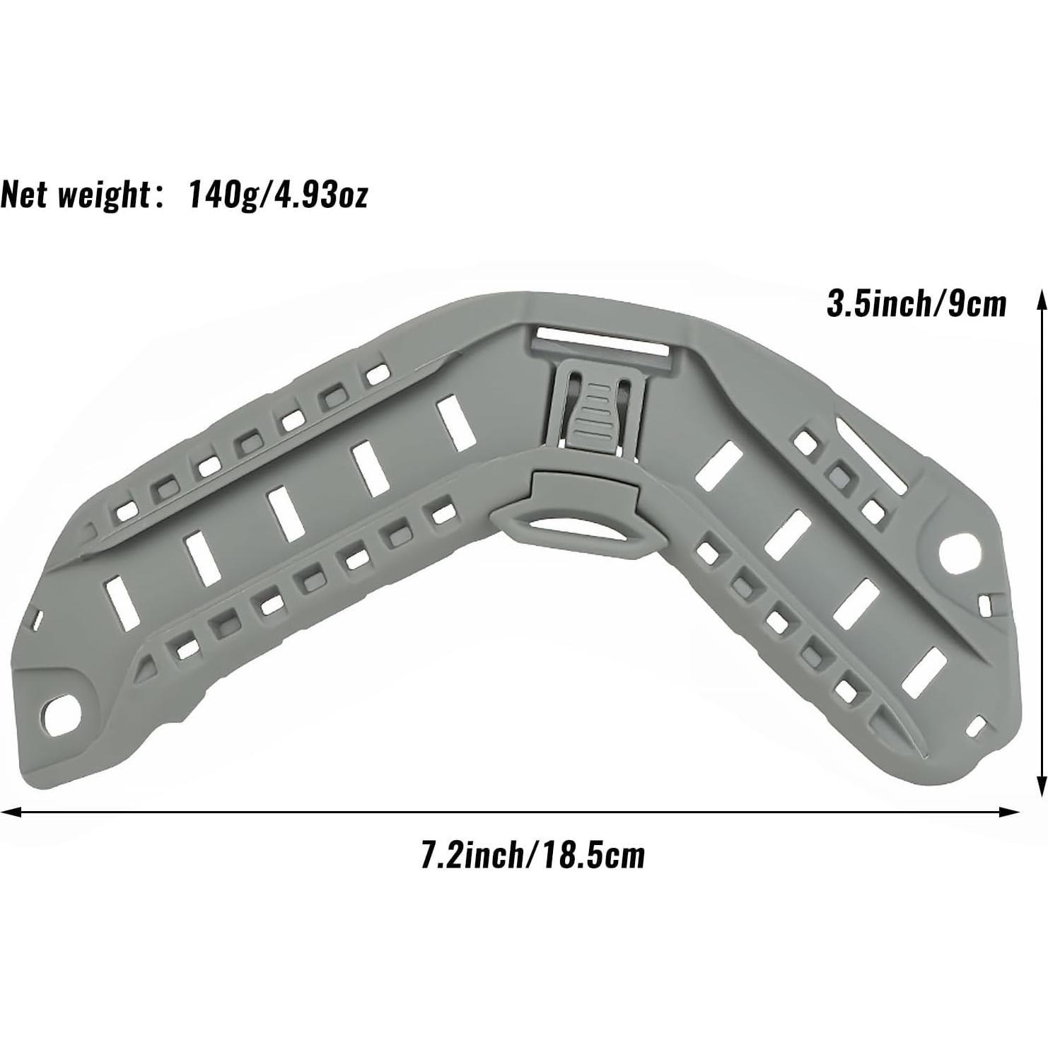 Kit de Rieles Laterales Qavctw para Casco Táctico FAST