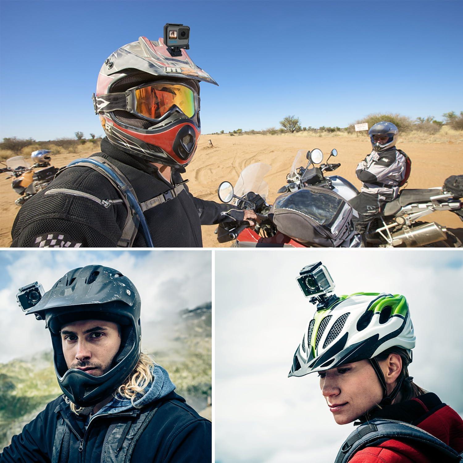 Soportes Adhesivos Suptig para Casco GoPro y Más Cámaras