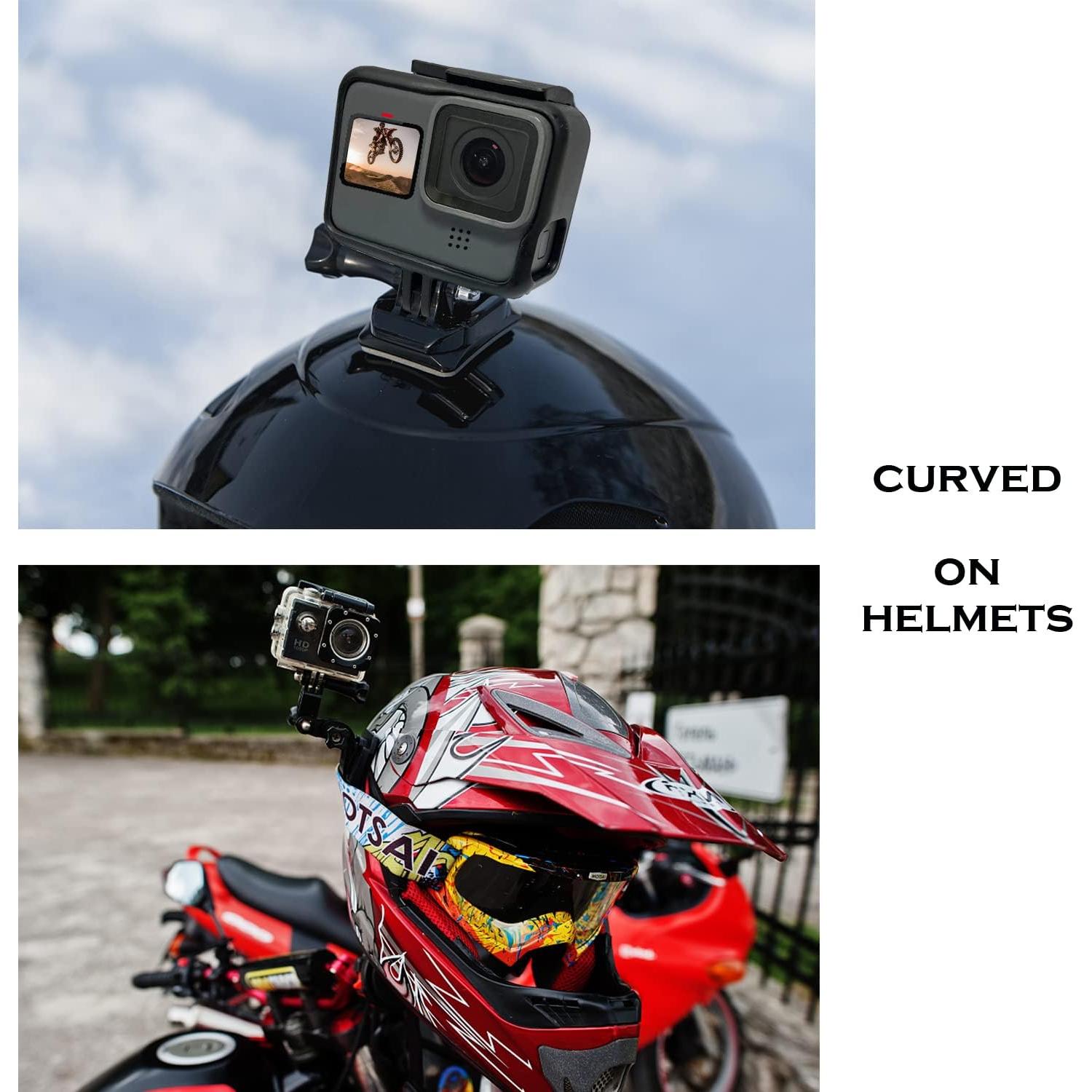 Soportes Adhesivos Suptig para Casco GoPro y Más Cámaras