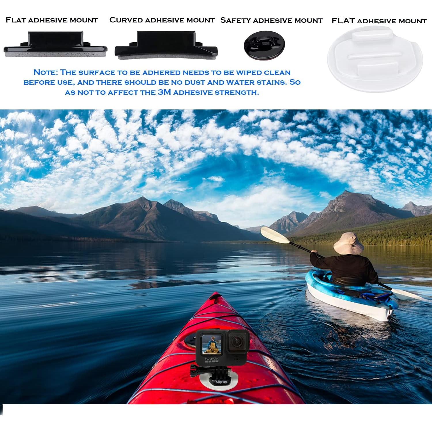 Soportes Adhesivos Suptig para Casco GoPro y Más Cámaras