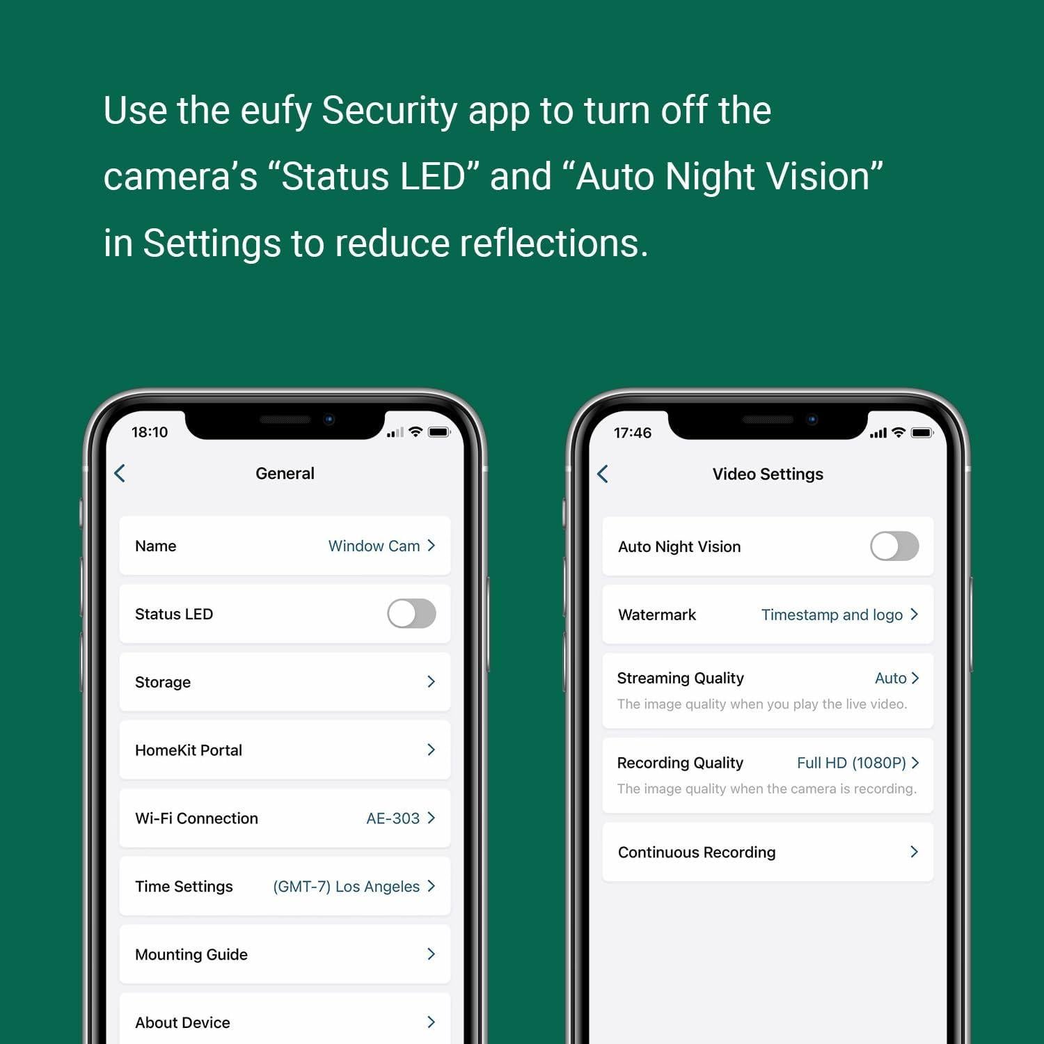 Soporte de Ventana Holicfun para Eufy Indoor Cam C120