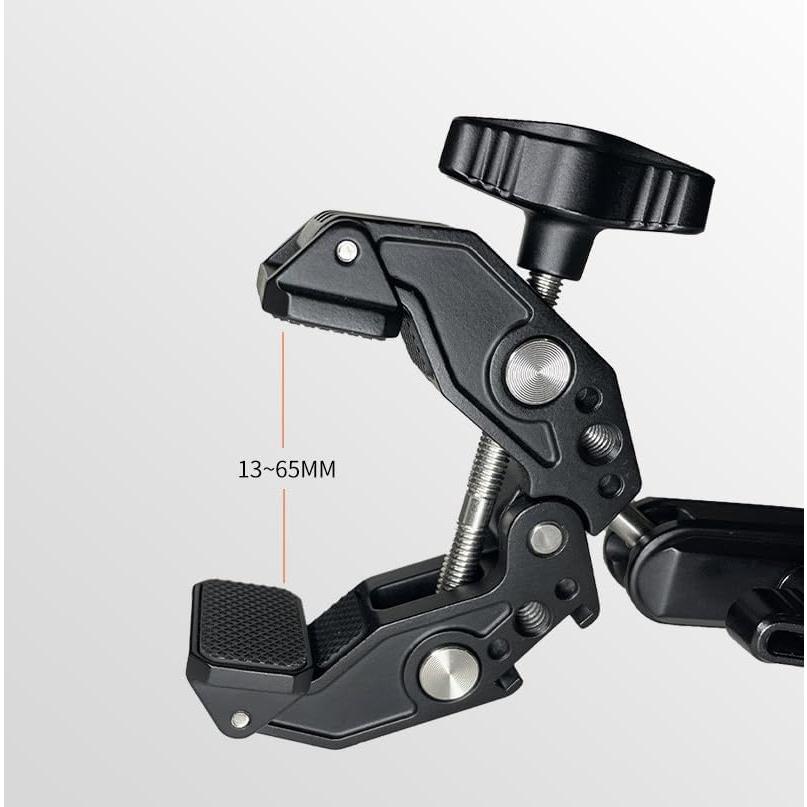 Super Clamp LSYRIA con Brazo Mágico 360° y Adaptador GoPro