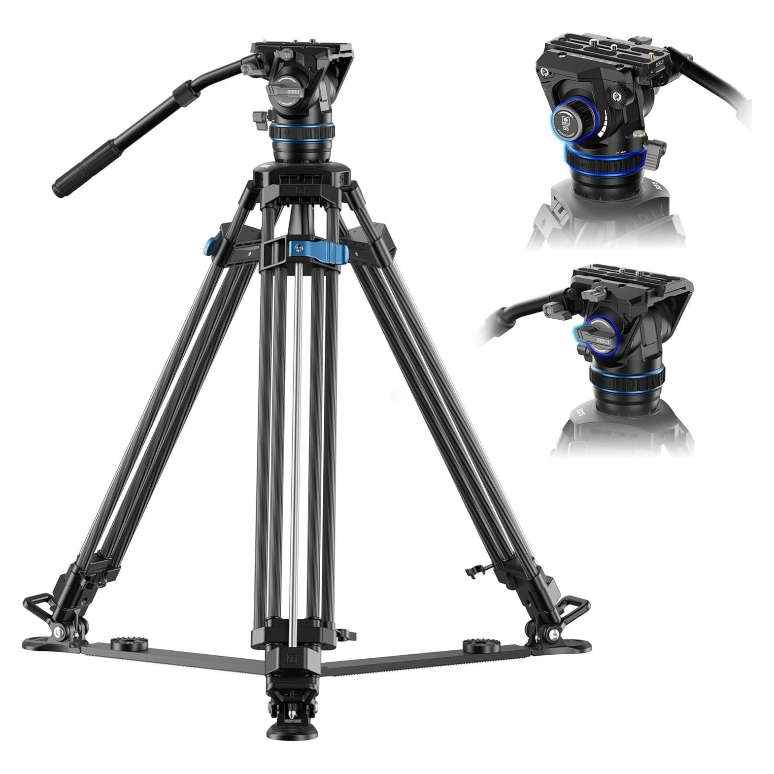 Trípode de Video SIRUI SQ75 de Fibra de Carbono 178cm